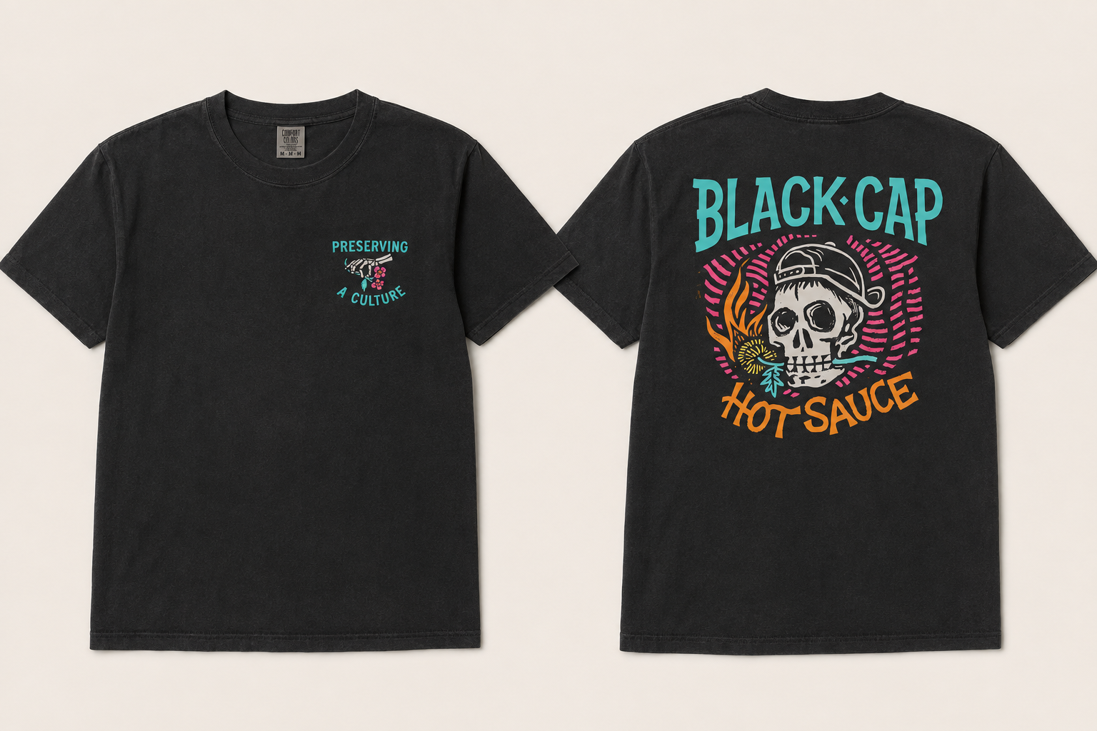 Black Cap "Preserving a Culture" Tee