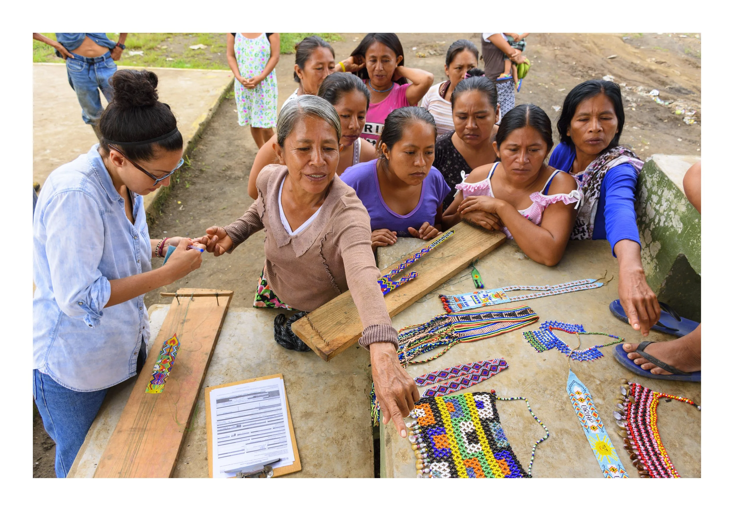 Jane indigenous peruvian art and education workshop