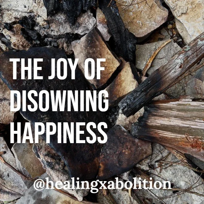 The Joy of Disowning Happiness