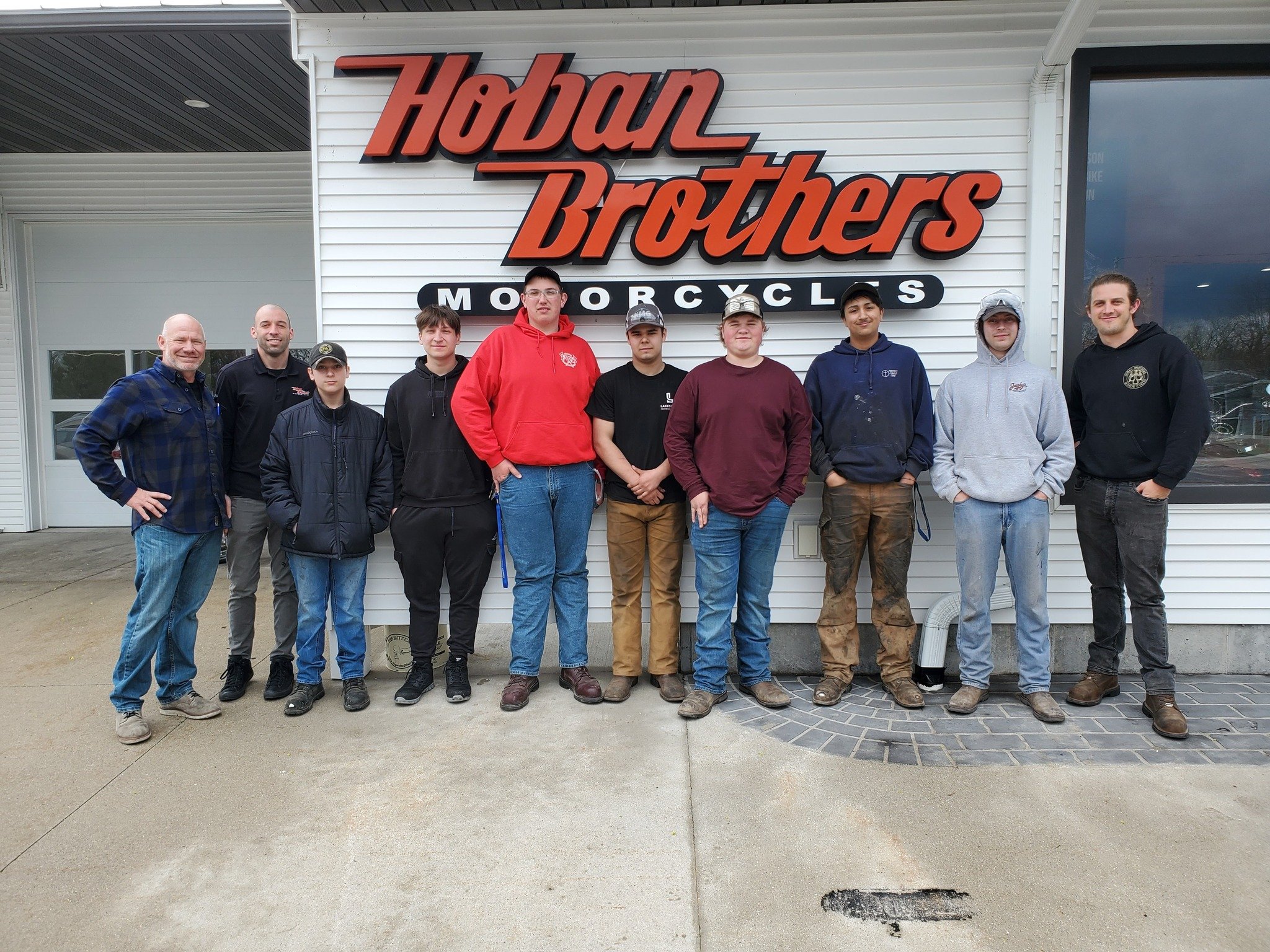 Awesome Tour at Hoban Brothers Motorcycles in Osman.  The class really enjoyed the innovation and the passion of the employees.  Thank you, John, Brad, and Tiger for a fun and enlightening morning.