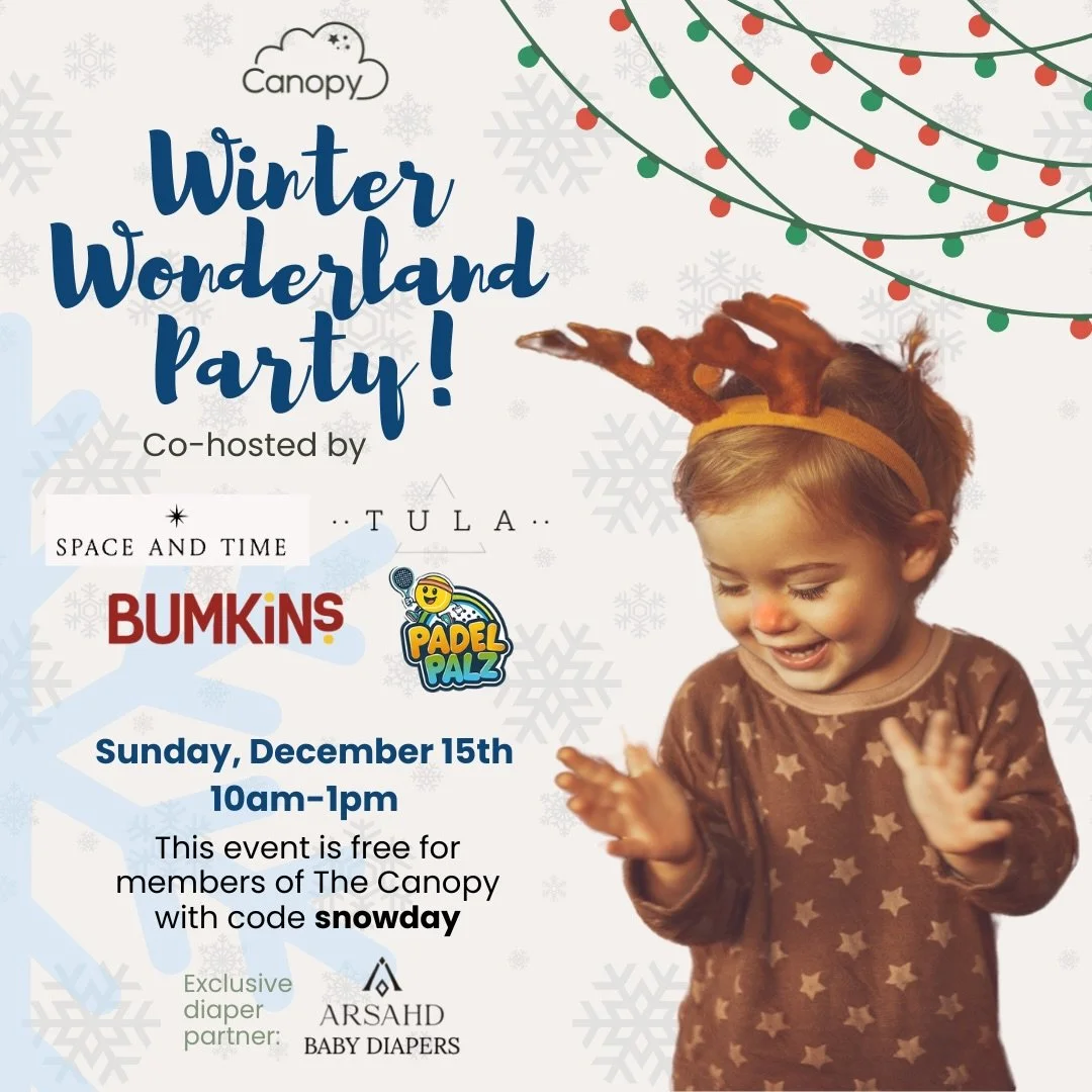 ❄️ Winter Wonderland at The Canopy NYC ⛄️
Let it snow, let it play! Join us for a flake-tastic celebration made just for babies, toddlers, and their grown-ups. This cozy bash is guaranteed to melt hearts (not snowmen).
⠀
Expect:
🎶 Snow-stopping musi