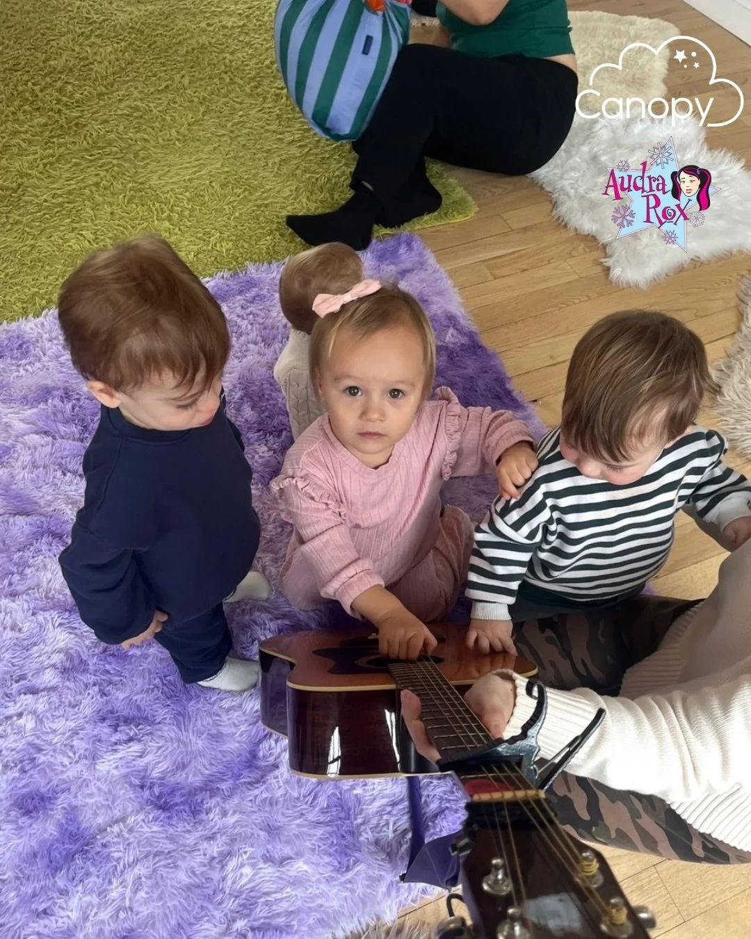 Audra Rox: Music + Movement @audrarox4kids last classes of the year at The Canopy! ✨
Thursday, Dec 18 at 9:30 &amp; 10:30 am &mdash; both open for drop-ins!
If you&rsquo;ve been meaning to come, this is your sign.
Snag a spot, bring a friend, and let