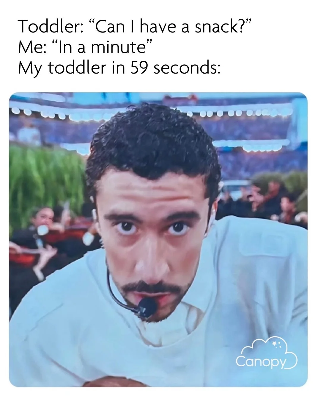 Forget the halftime show: we&rsquo;ve got crawling races, snack negotiations, and diaper timeouts. 🤪
Super Bowl, Canopy style. 🏈