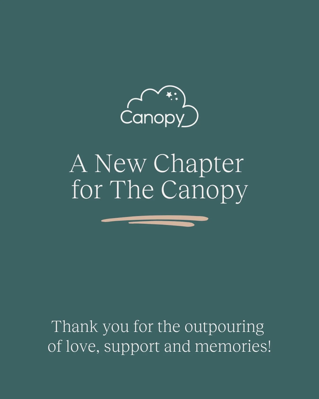 Dear Canopy Families,
⠀
After an incredible journey serving Williamsburg families, The Canopy will close its doors on June 30, 2026.
⠀
While this news is bittersweet, we&rsquo;re excited to share that our space will continue serving local families un