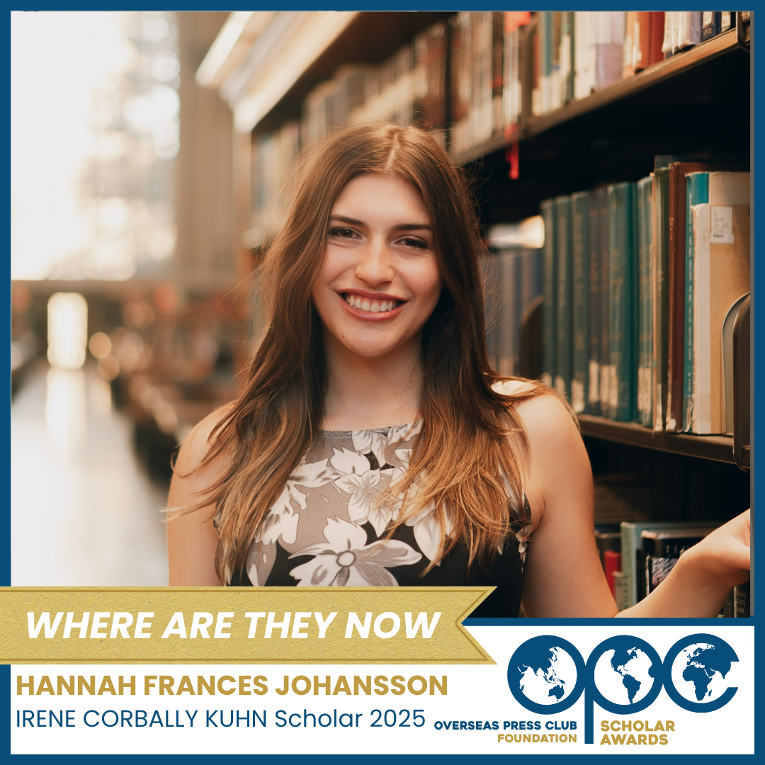 Where Are They Now: Hannah Frances Johansson
