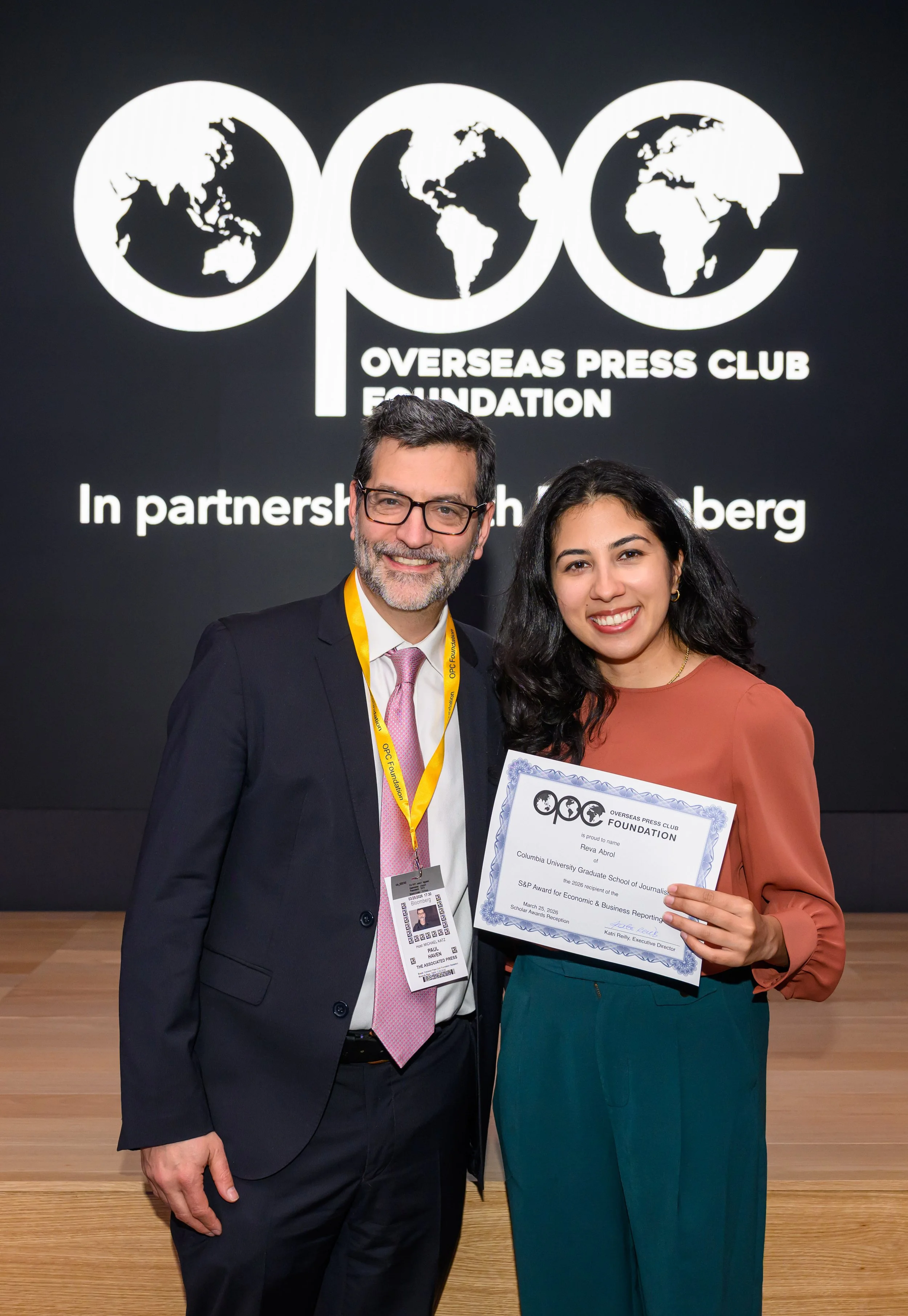Reva Abrol Awarded Pulitzer Center Reporting Grant