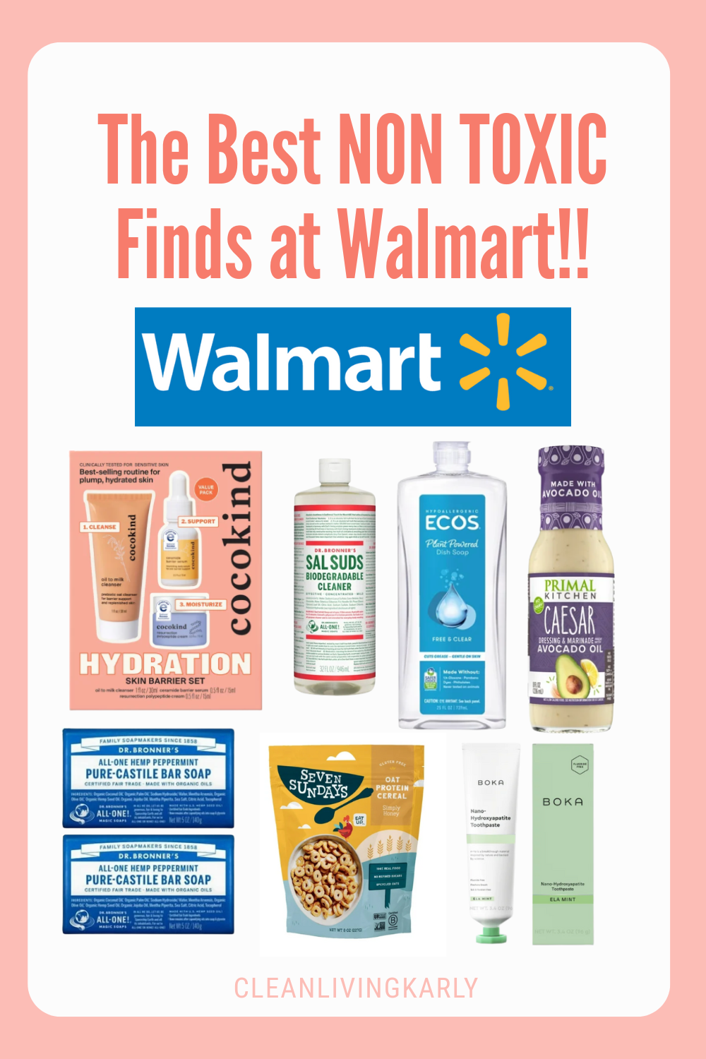 The Best NON TOXIC Finds at Walmart!!