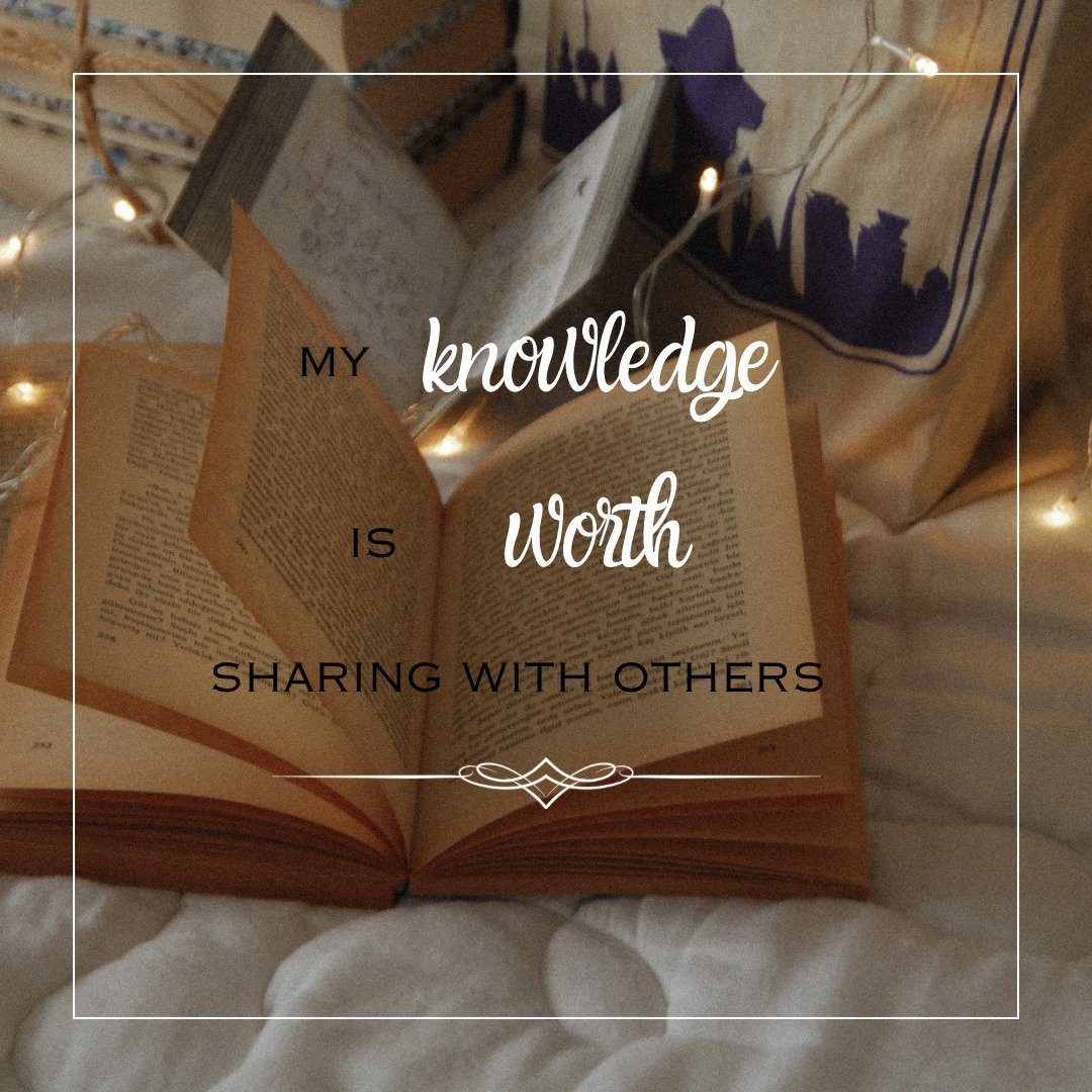 My knowledge is worth sharing with others&mdash;and so is yours. Every lesson learned, every mistake made, every skill earned along the way has value beyond just ourselves. Growth multiplies when it&rsquo;s shared. 🤍

 #lokenvitzdesign #nkbadesigner