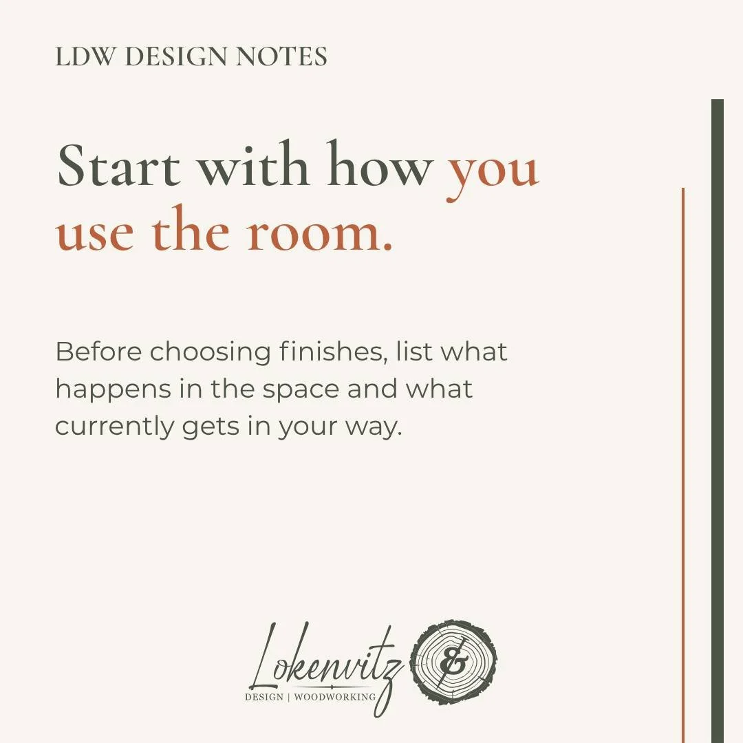The best design decisions start with daily routines. Where do backpacks land? Who cooks together? What needs to be within reach? These answers shape the plan.

Save this for your remodel.

 #woodworking #functionalspaces #interiordesign #designthatwo