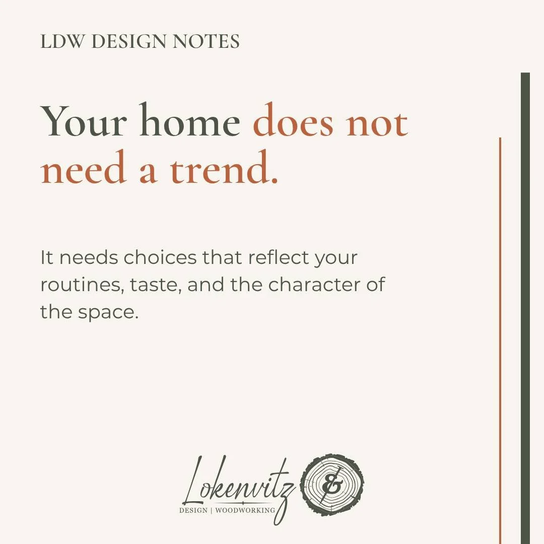Trends can be fun inspiration. We help clients sort out what they truly love and build a cohesive design they will enjoy living with.

Which finish feels timeless to you?

 #woodworking #functionalspaces #interiordesign #designthatworks #customcabine