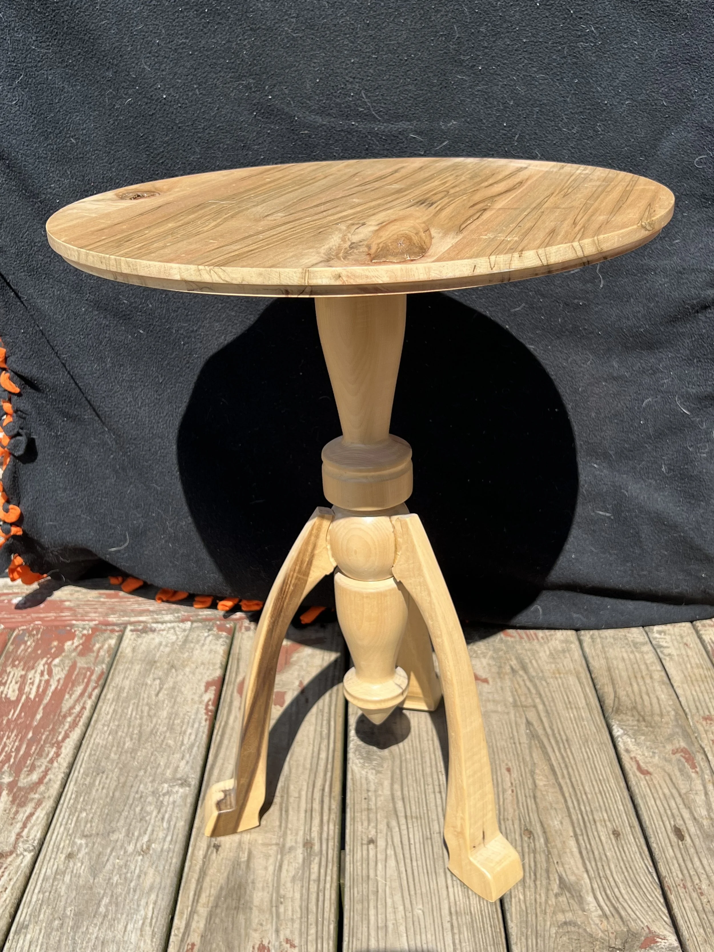 Turned Maple Table