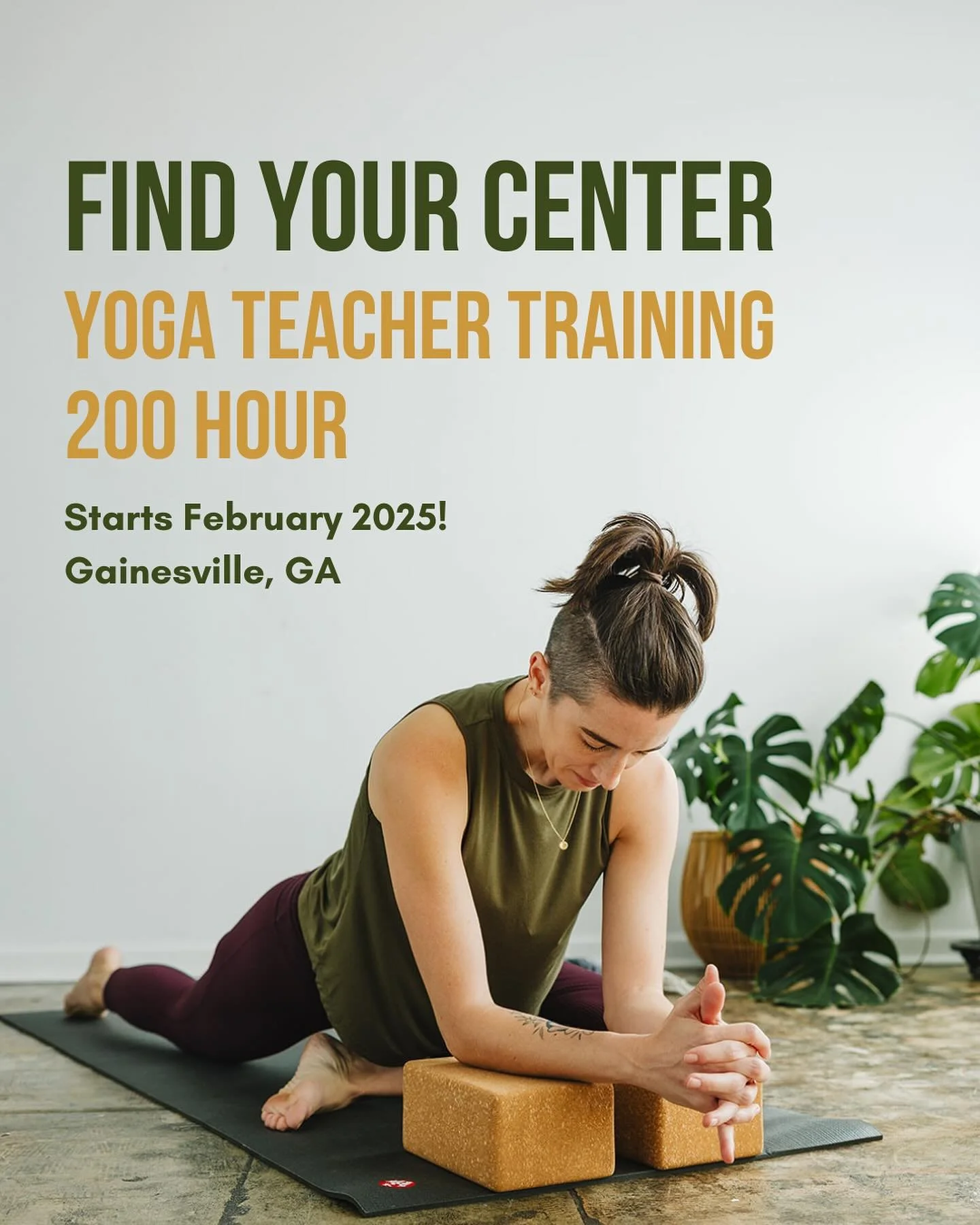 North Georgia! Join me for a 200 hour Yoga Teacher Training with Emilie Cook and @findyourcenteryoga. Training starts February 2025 and spots are limited. Early bird deadline is November 1st!