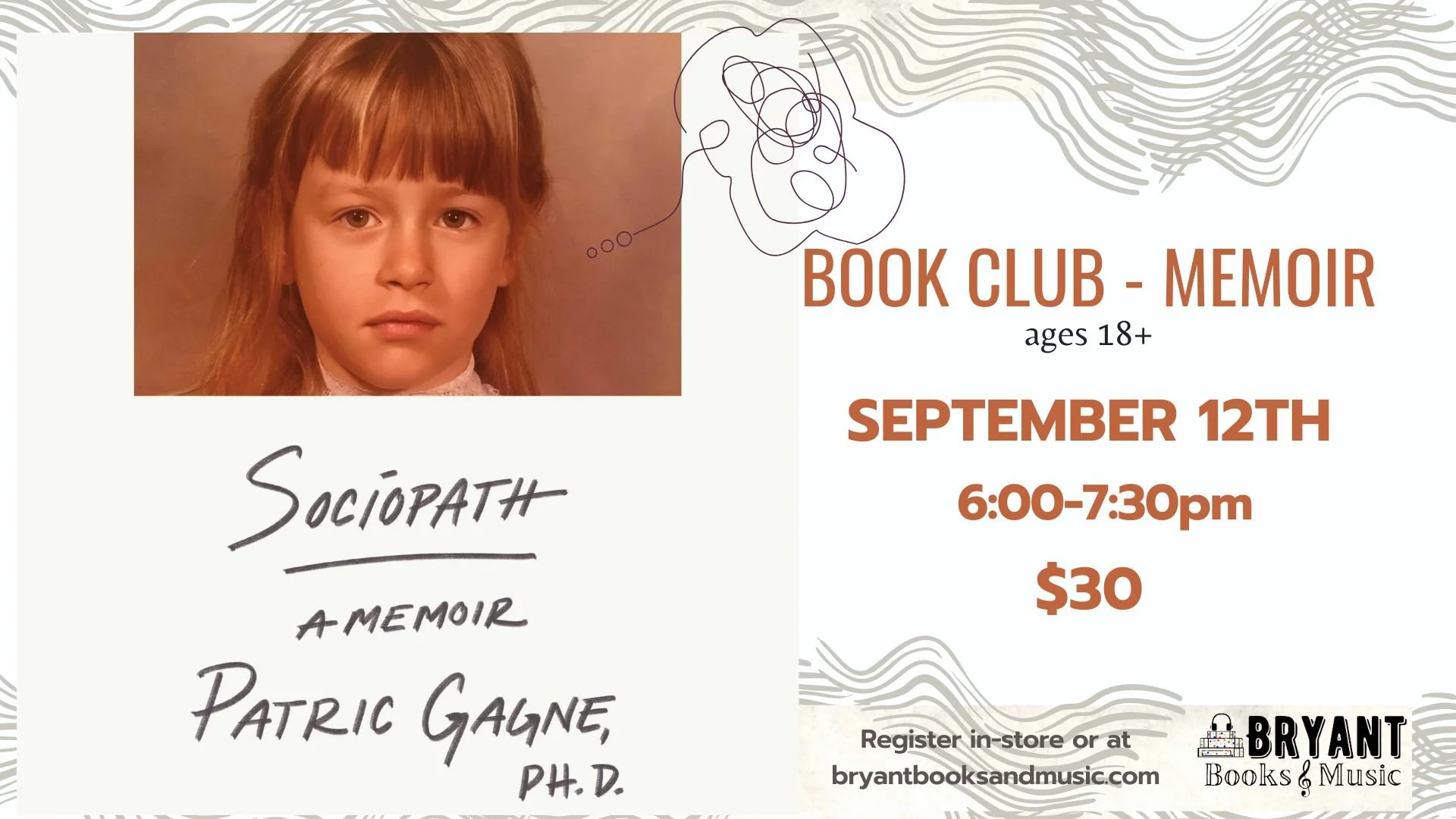 Sociopath - Book Club