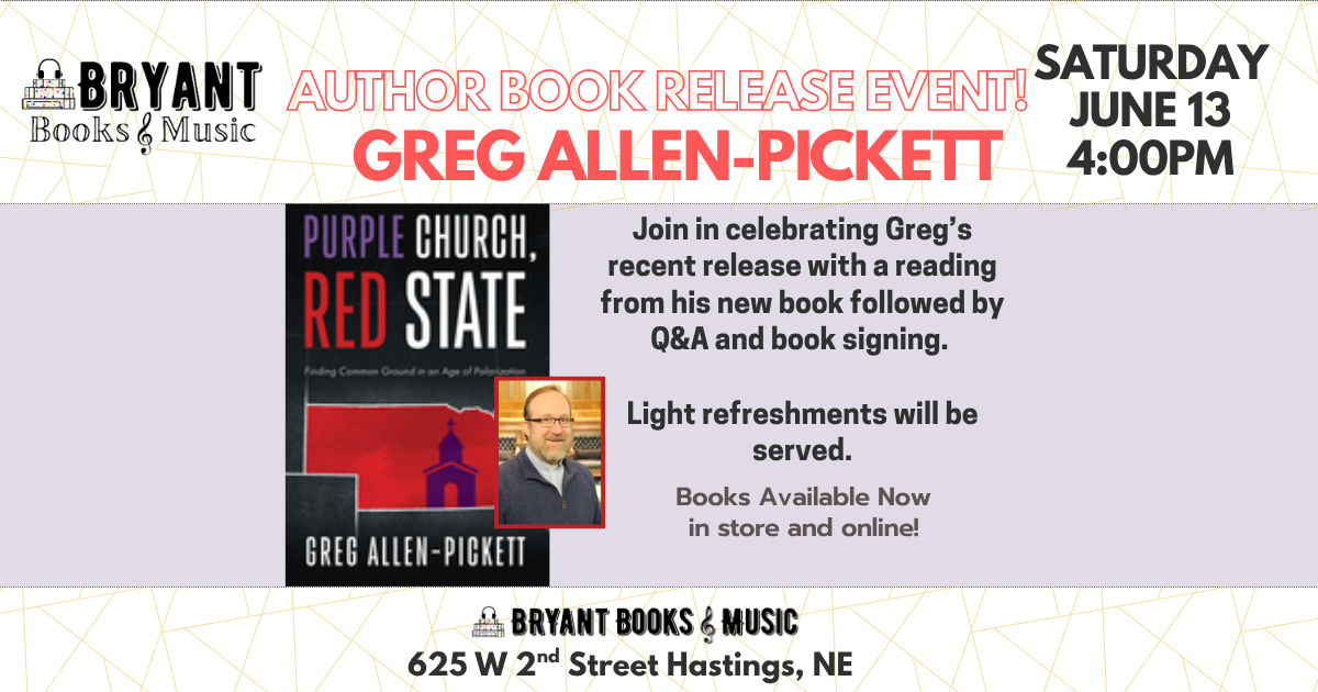 Author Event; Greg Allen-Pickett