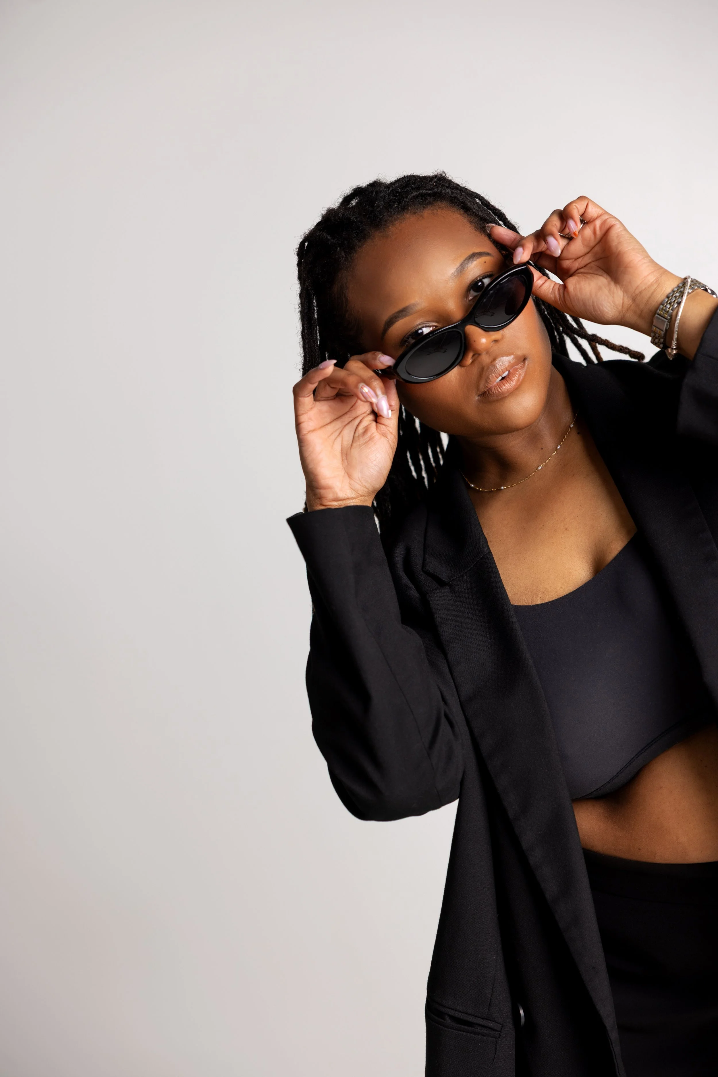 Girl in social media marketing manager