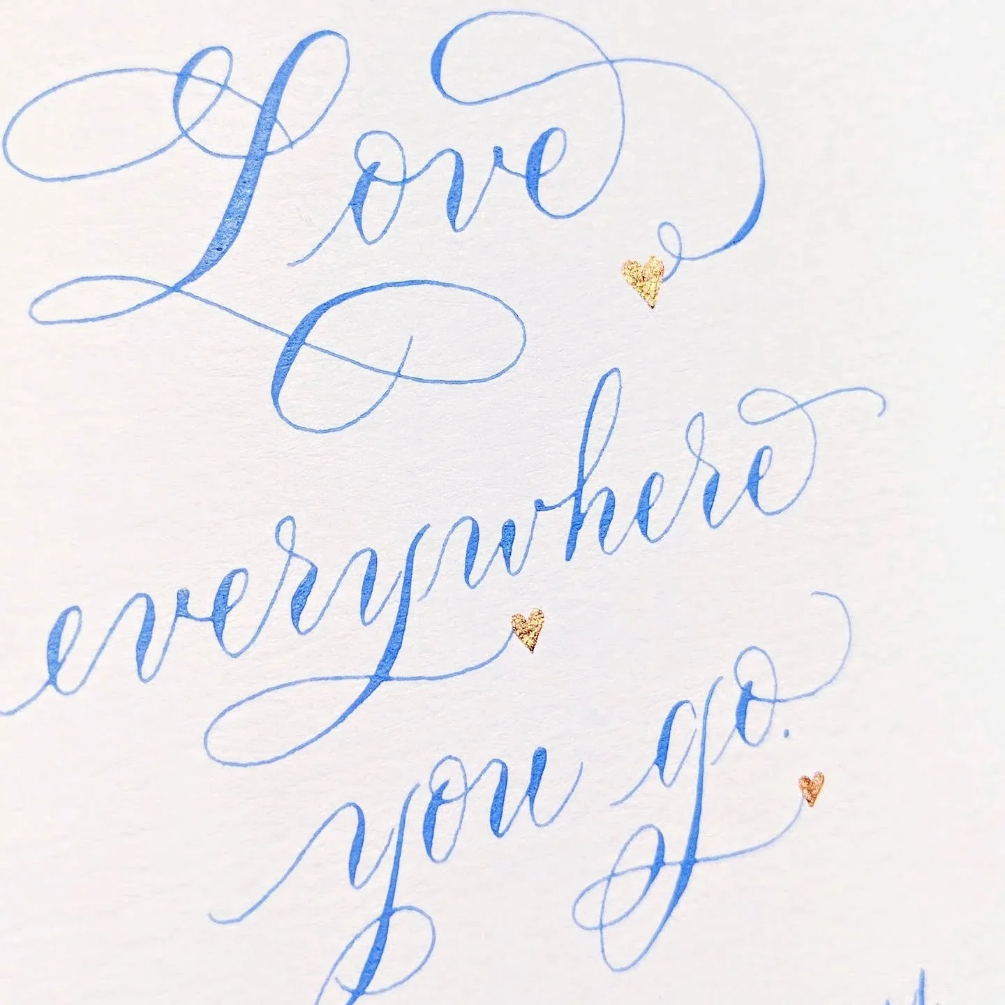 Sunday Scripture ~ this one is more than a few years old, and I love the little golden hearts
Wear love everywhere you go 💛
#commissionart #jennifercalligrapher #pointedpencalligraphy #sundayscripture #wacotx