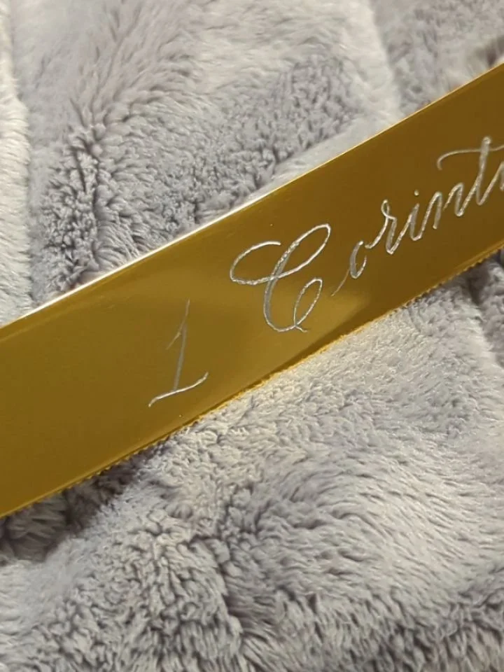 A pleasure to engrave these serving pieces 💒
#jennifercalligrapher #weddings #calligraphyengraving #wacotexas #wacocalligraphy #engravedbyhand
