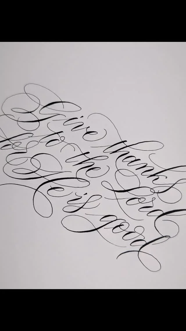Happy November! 🧡🍂 💛
Give thanks to the Lord for He is good ~ Psalm 118:1
Enjoy the video (it's 2.5 times the speed!) and hopefully some quiet moments of gratitude!
#jennifercalligrapher #calligraphyvideo #pointedpencalligraphy #wacotexas #call
