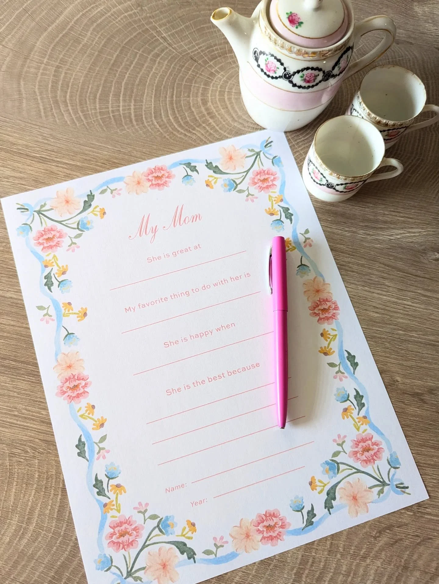 How about this pretty printable for Mother's Day! 💐🩷✏️

I'm posting the link in my stories today, and you can find it here on the Dogwood Hill website:
https://blog.dogwood-hill.com/2024/05/11/mothers-day-printable/

Brand Partner with Dogwood Hill