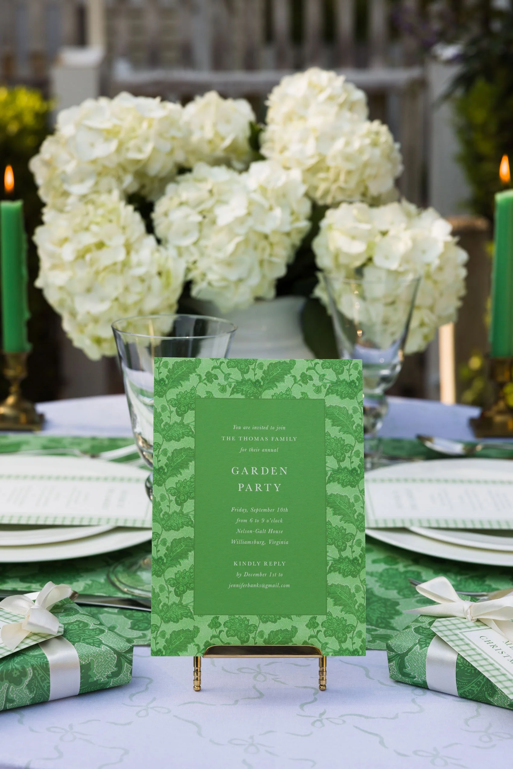 party invitation waco tx dogwood hill jennifer calligrapher