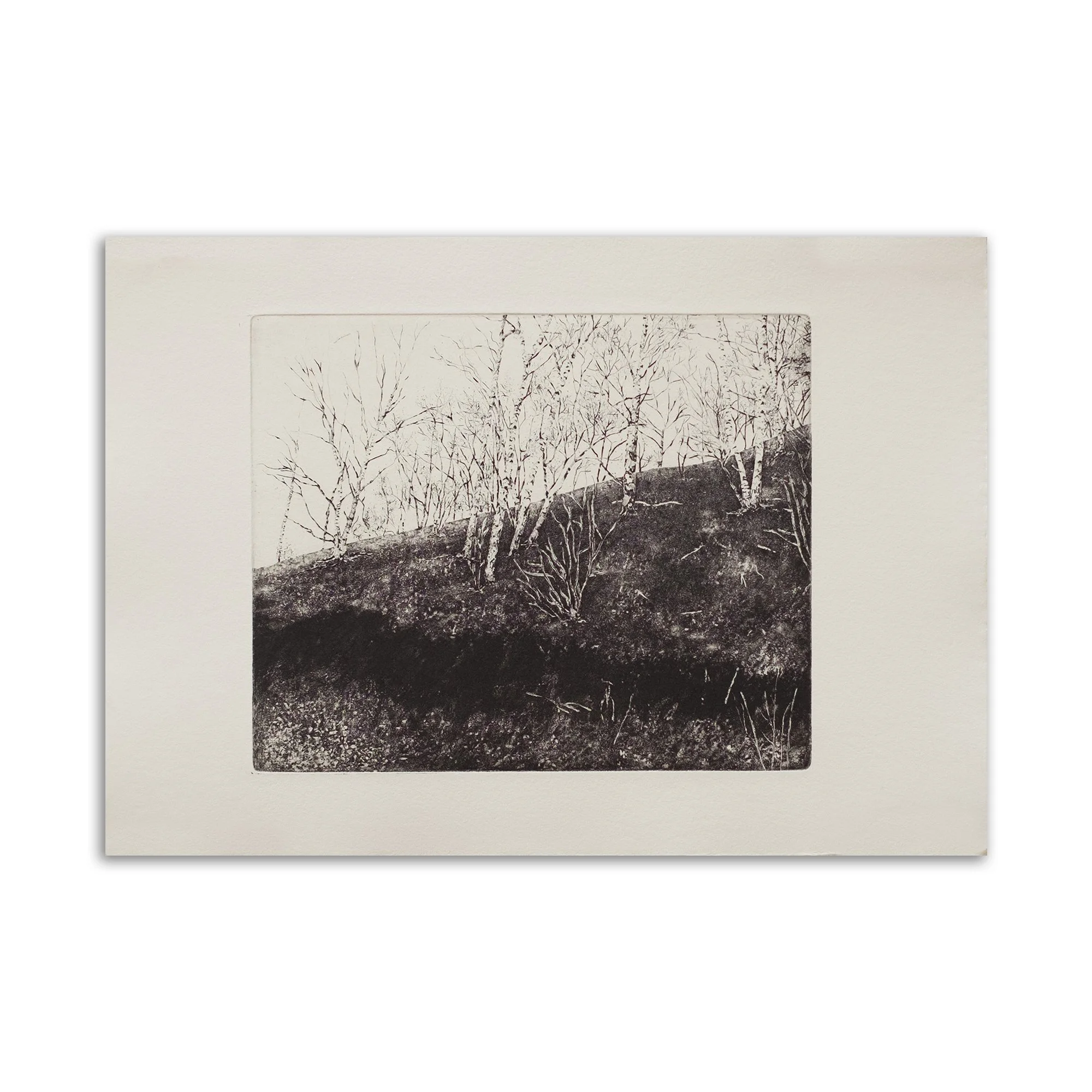 Aquatint and etching engraving by Rocaline