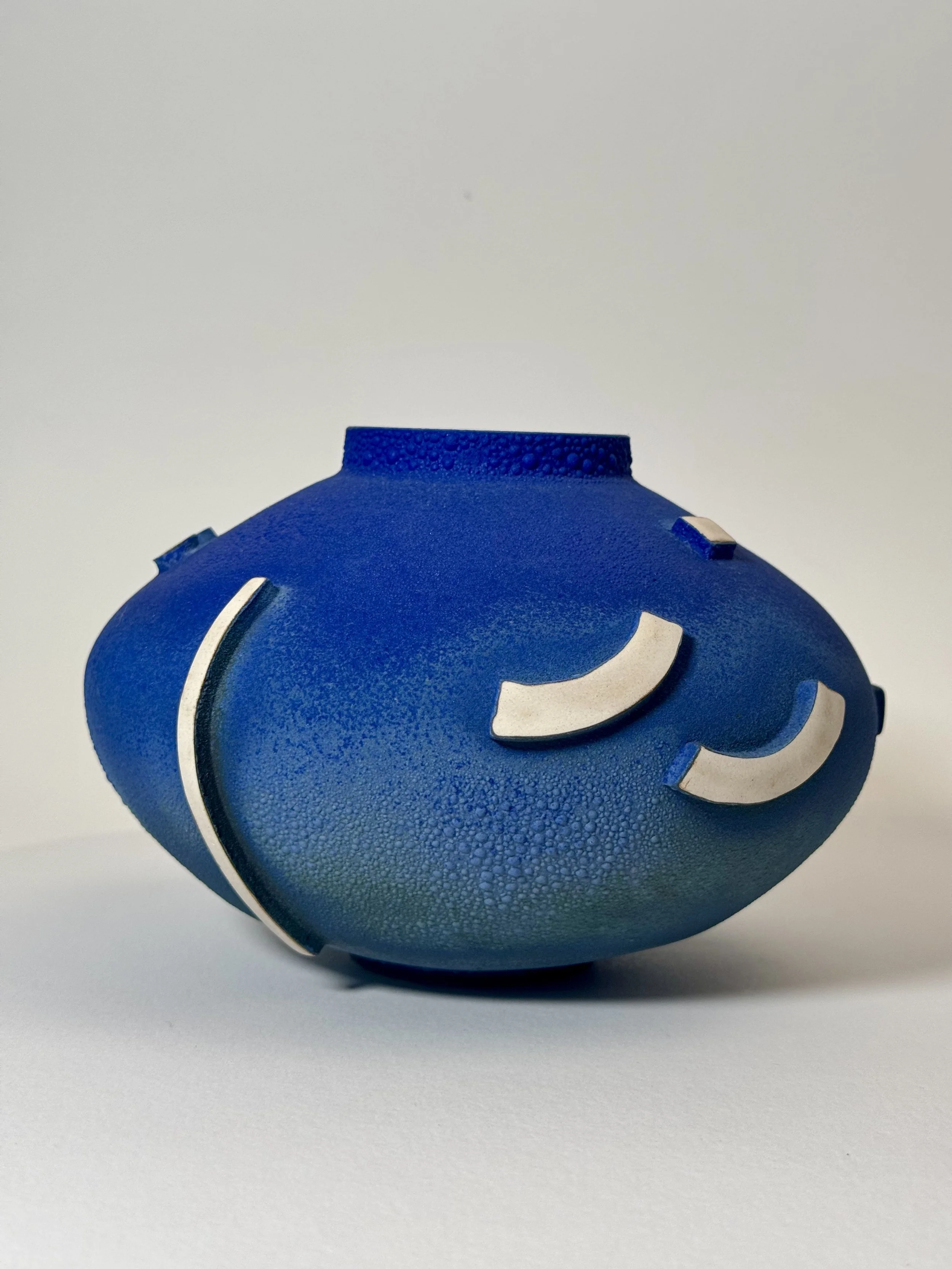 Glazed stoneware vase by Rocaline