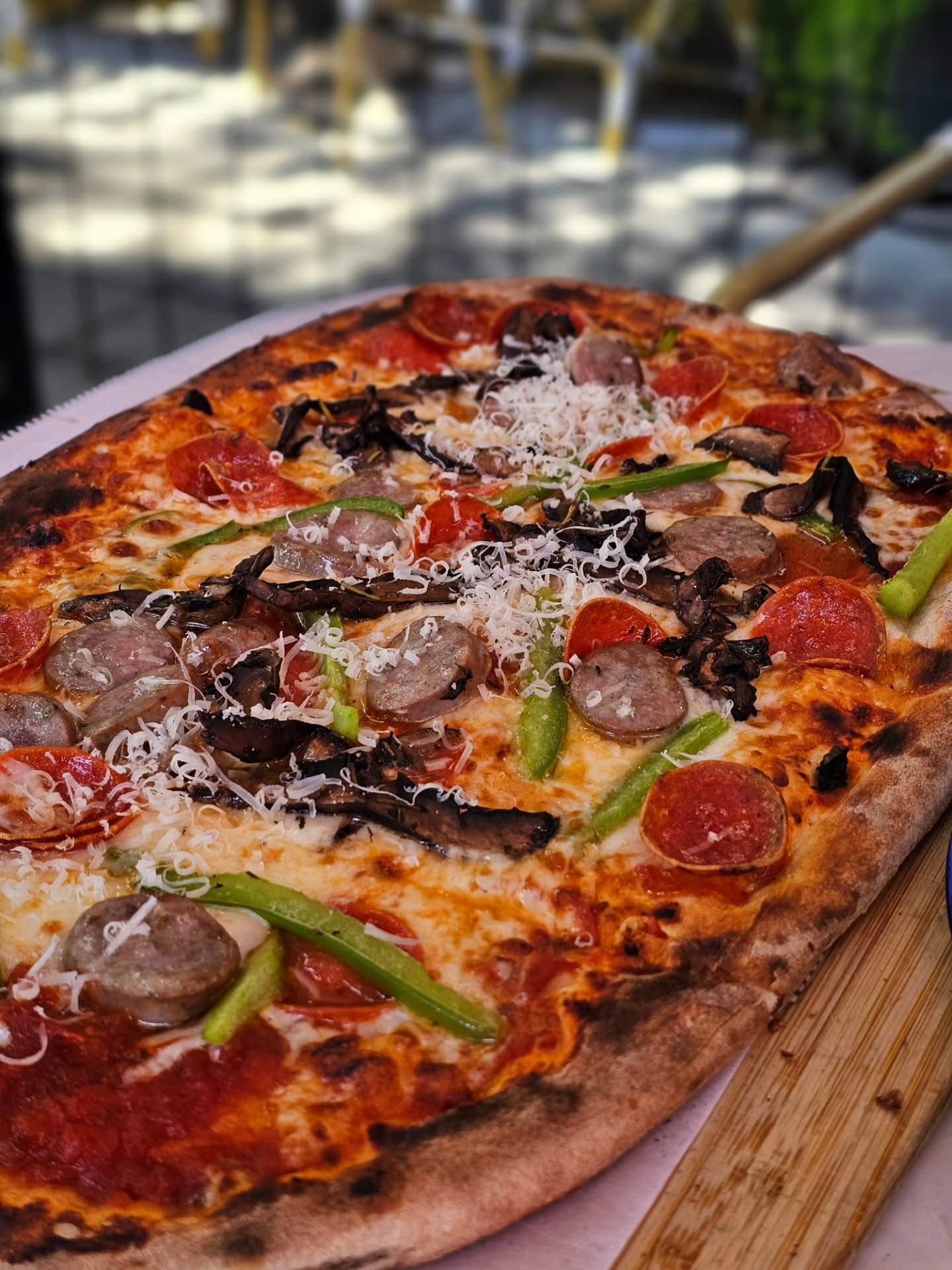 Cocina Cerada 

First timers @pazzanottewest and we can honestly say, we will be back. 

The location is beautiful / pretty spacious offering both indoor seating and outdoor patio seating. 

The weather was beautiful so we opted for outdoor seating. 
