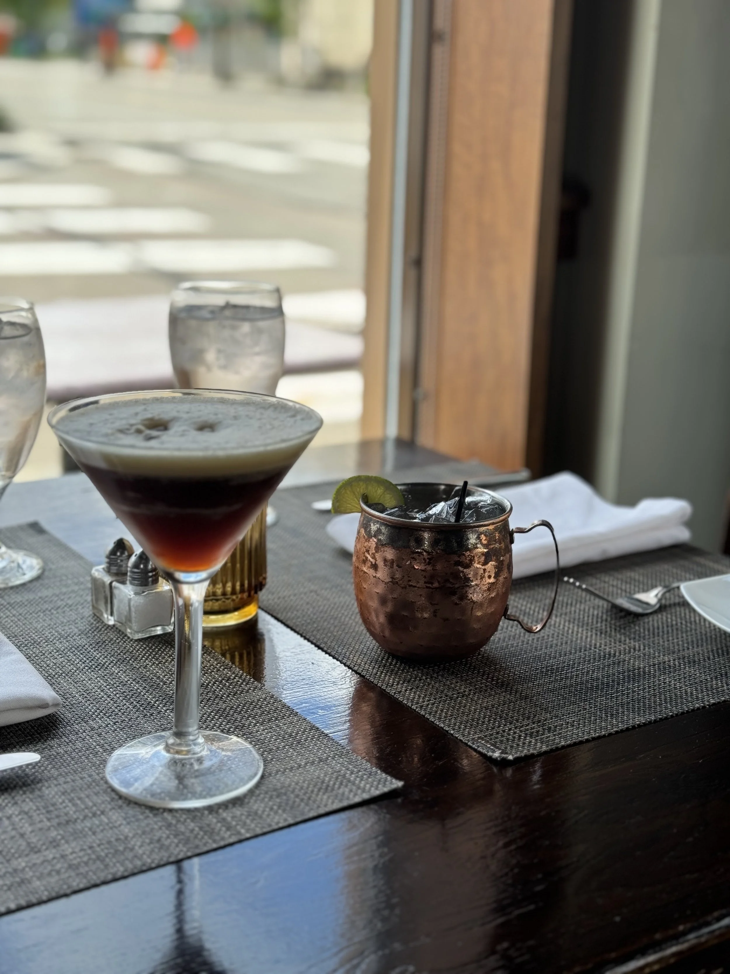 Cocktails at Bistro 19 in Mount Lebanon.