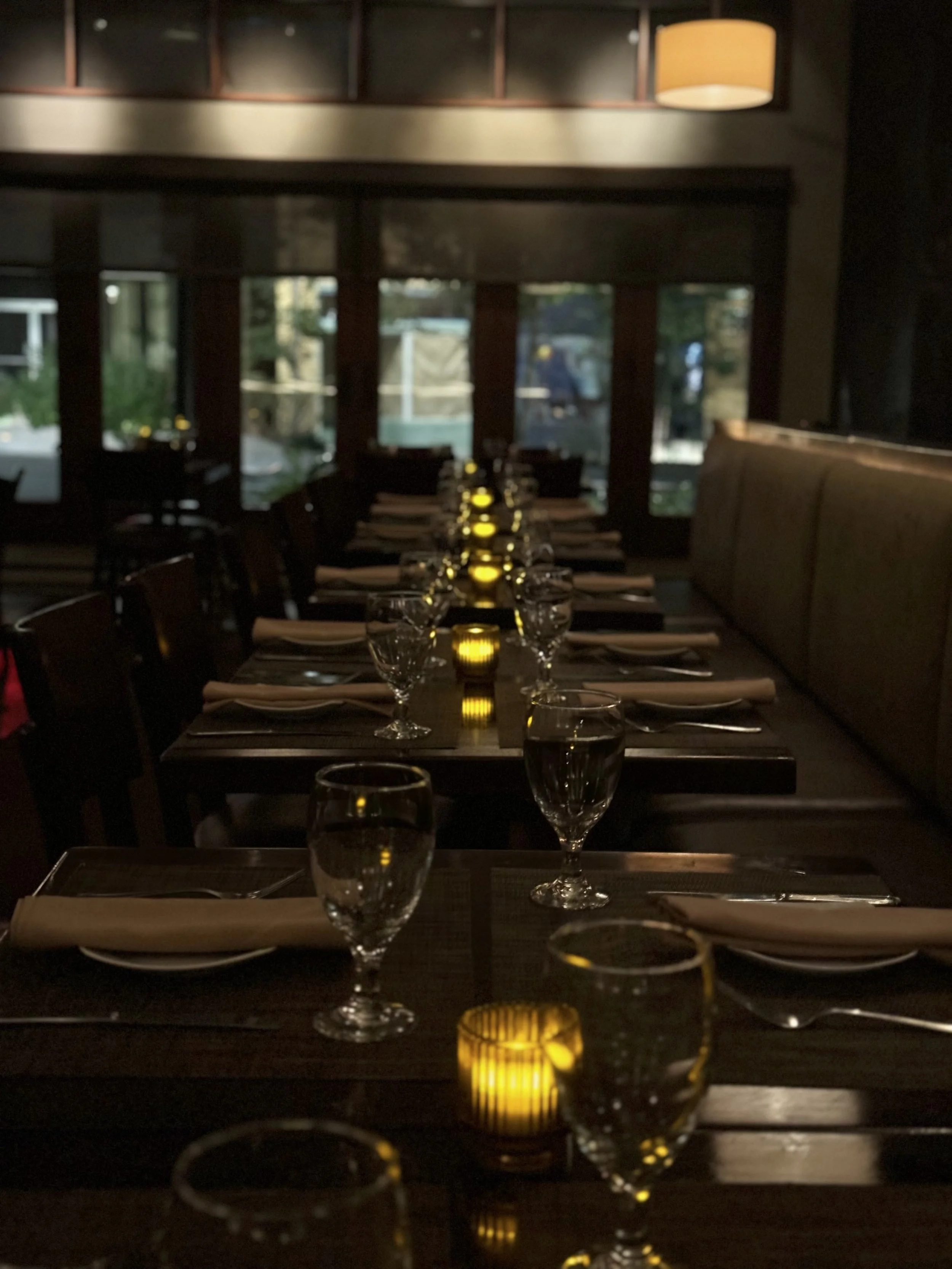 Perfect date night atmosphere in Pittsburgh.