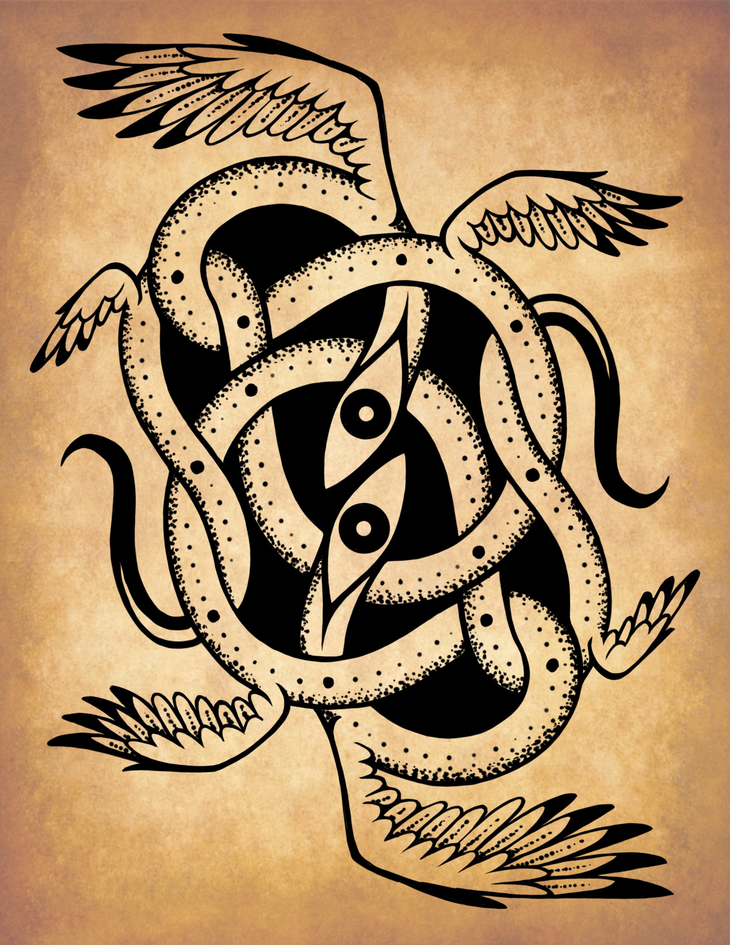 Winged Serpent Knot 2