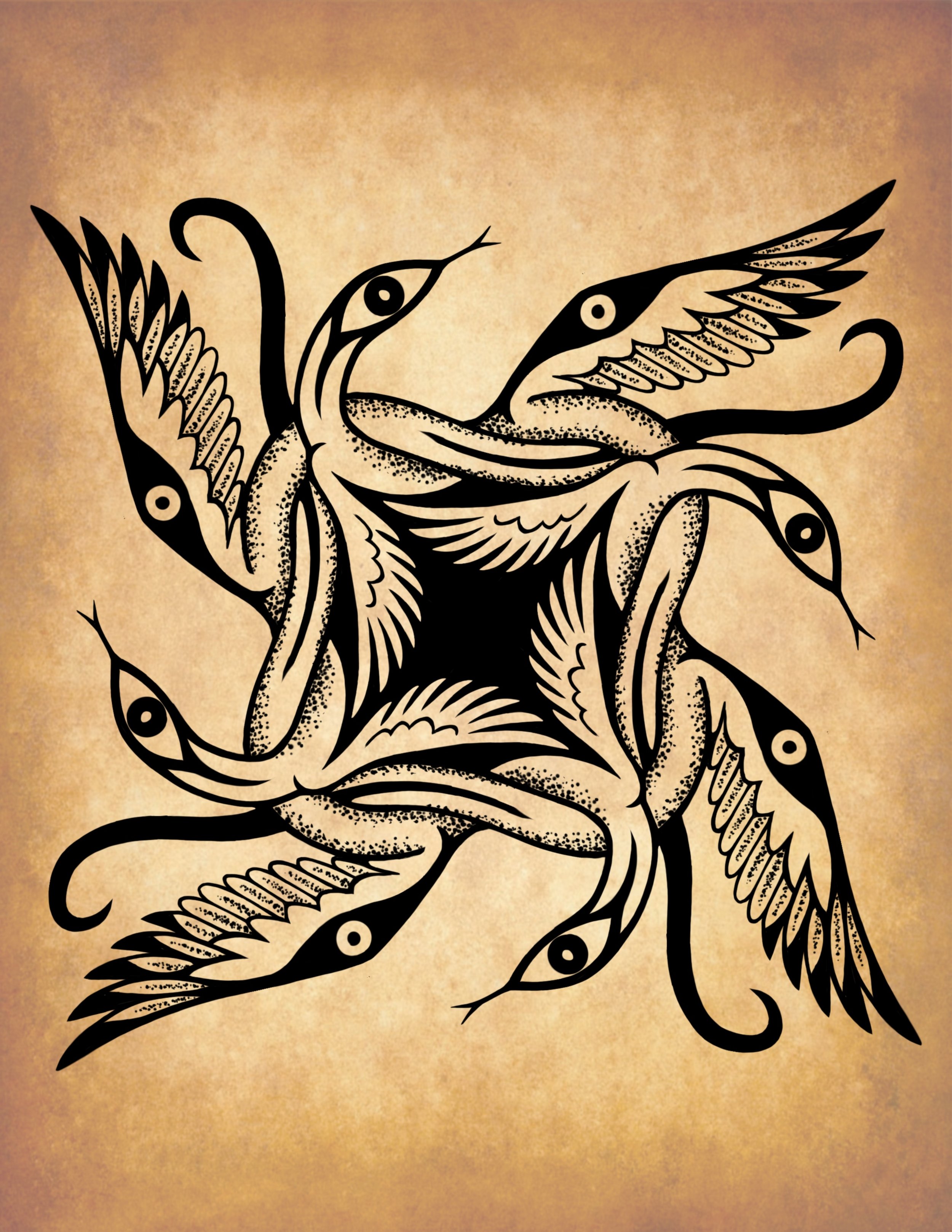 Winged Serpent Knot 3