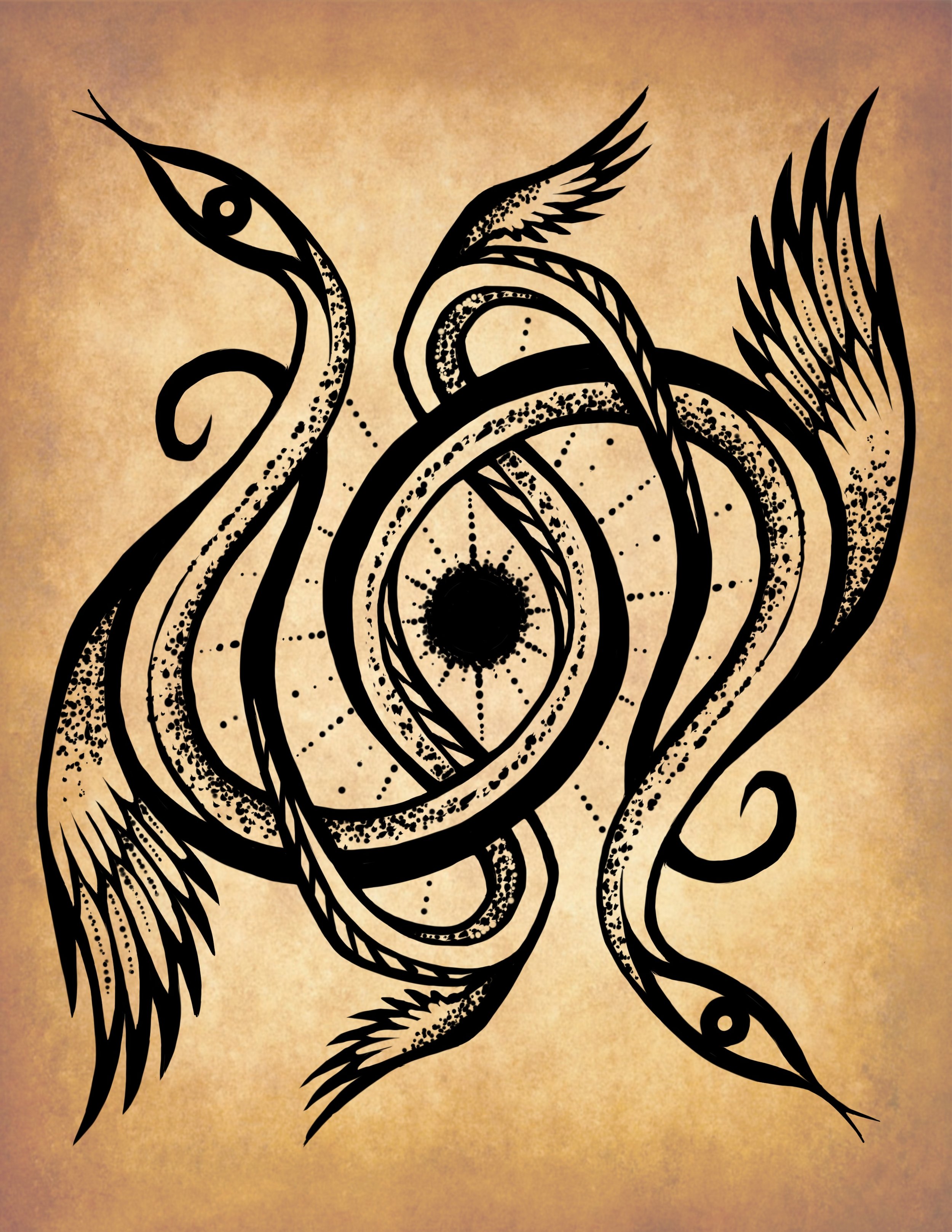 Winged Serpent Knot 1
