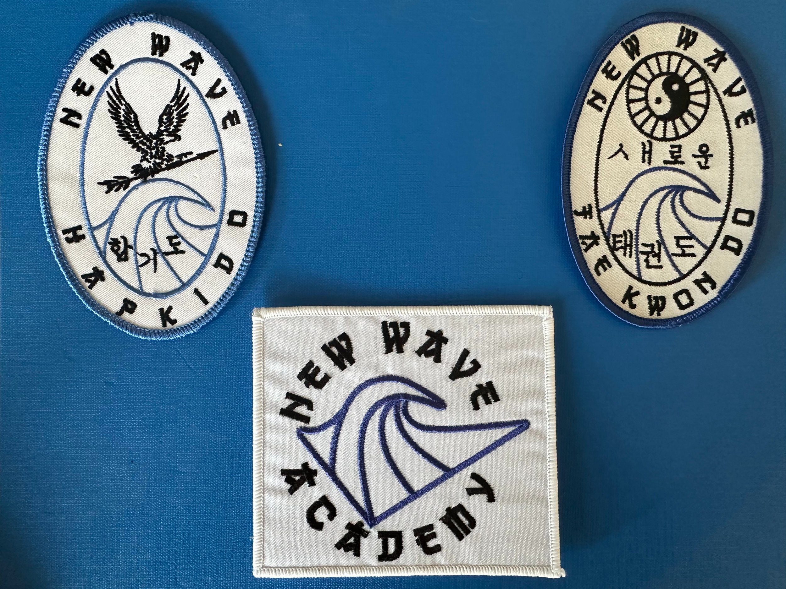 New Wave Hapkido Badges (Set of 3)