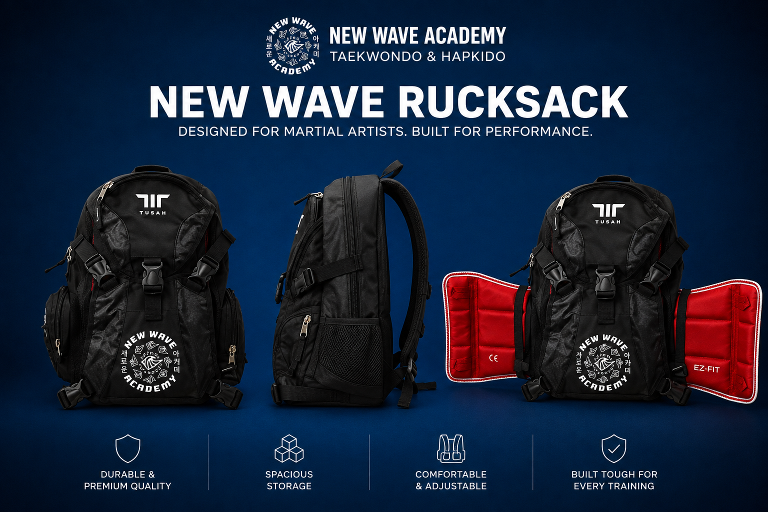 Black Belt Rucksack