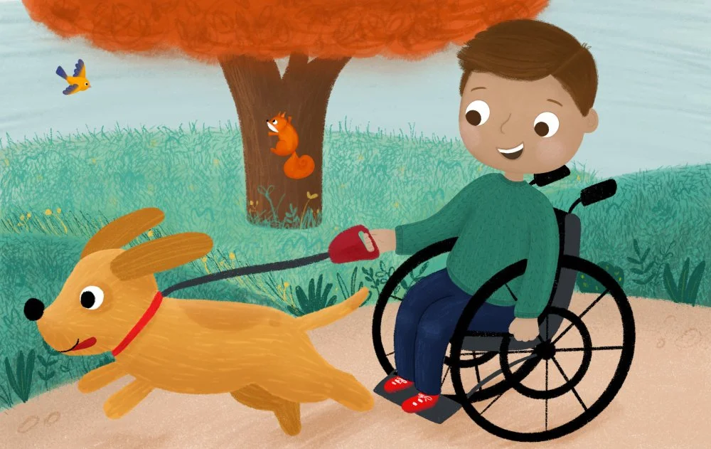 Boy-Wheelchair-Dog-Outdoors-Ele-Oubergine.jpeg