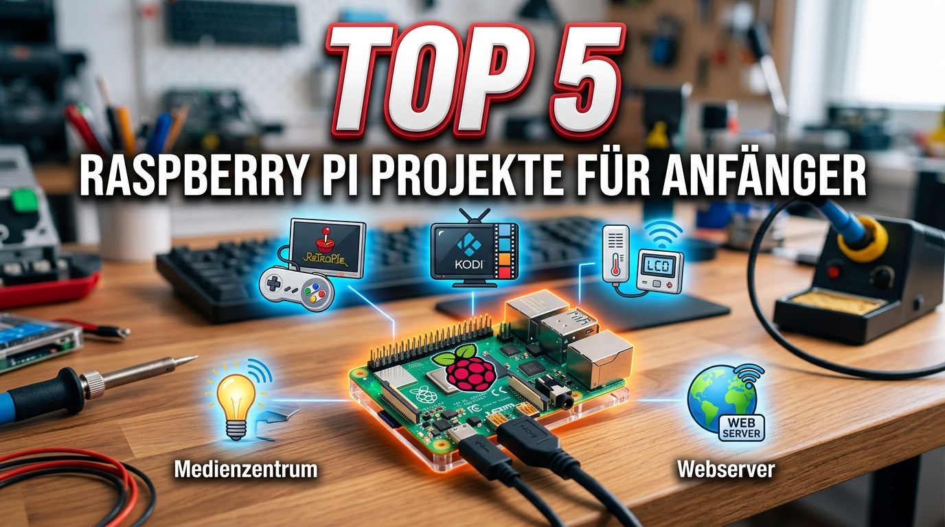 TOP 5 Raspberry Pi Projekte für Anfänger