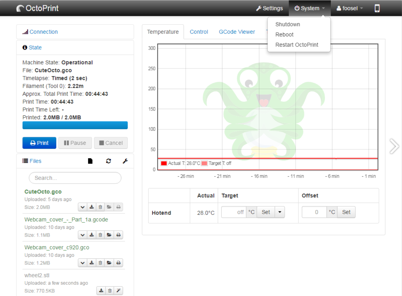 OctoPrint auf dem Raspberry Pi: 3D-Druck smarter steuern | Drucker ...