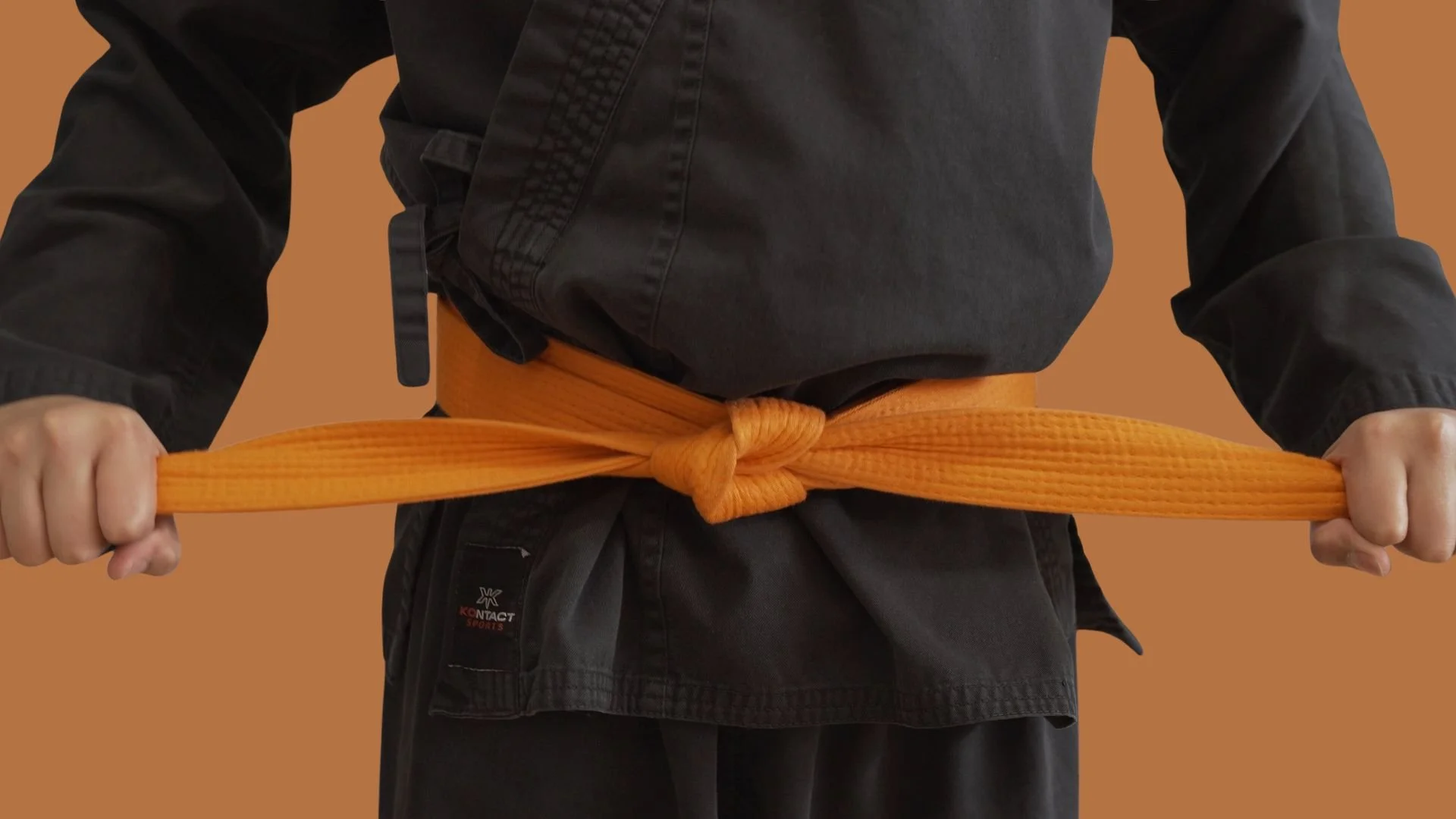 Passage ceinture orange