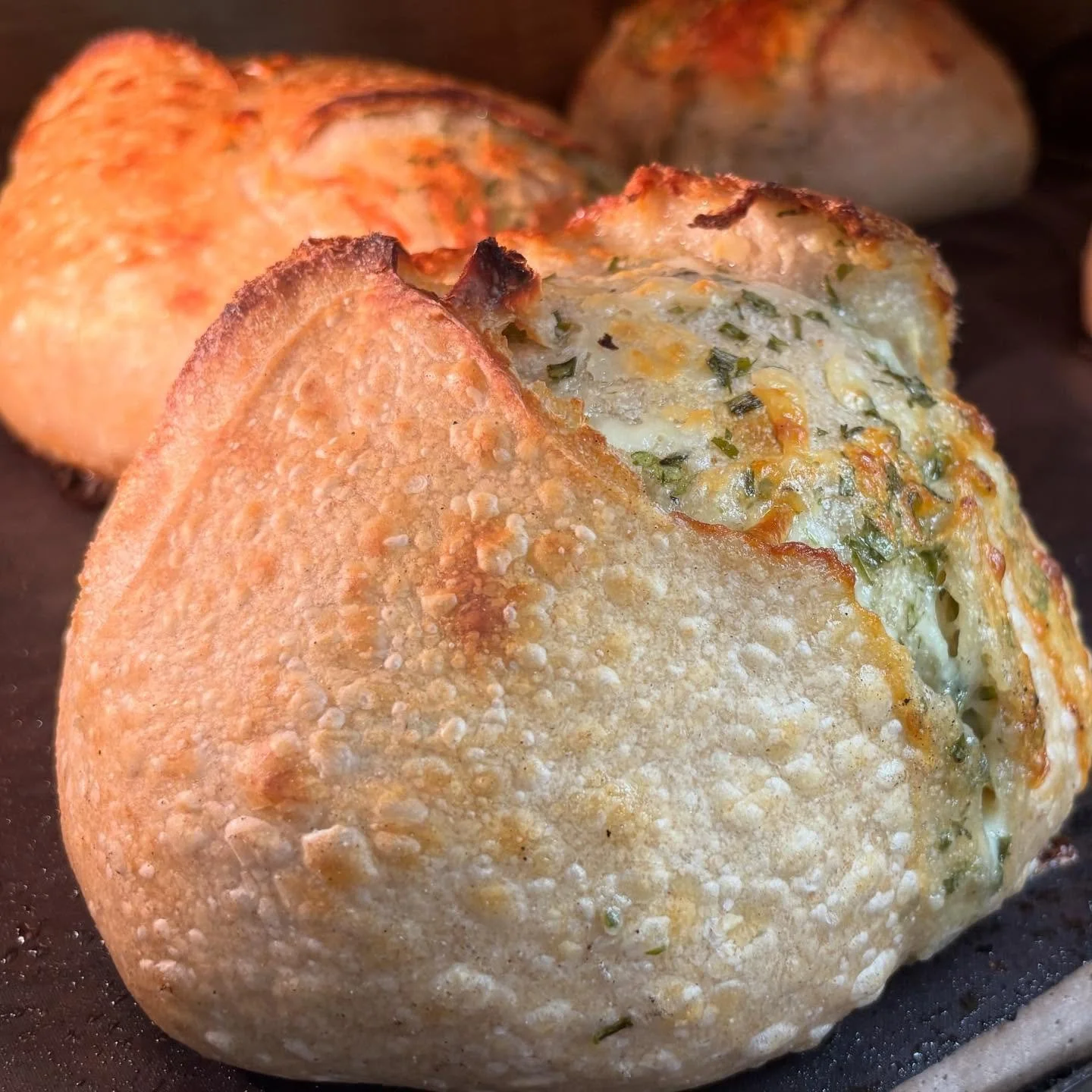 A quick reminder we are open today for a couple hours!!
Need fresh bread, rolls, pastries, pies, cookies or cakes? Stop by - open 8am -10am 

We have a couple very special Thanksgiving specials 
Sourdough - fresh herbs and white cheddar. A stunning t