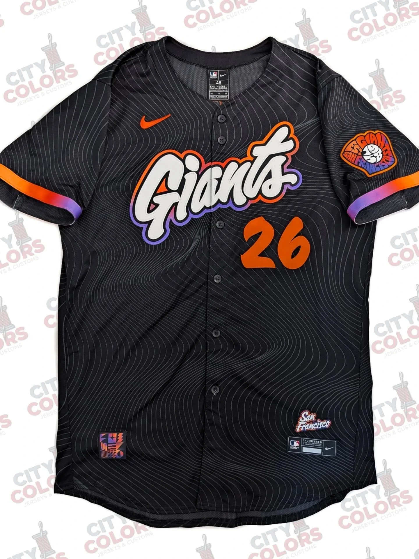 Vapor Elite on-field authentic SF Giants jersey customized for @snapplesjerseys as third baseman Matt Chapman. The one-layer sublimated lettering kit from @customize_sports really pops off this piece.
#sfgiants #sanfranciscogiants #cityconnect #base