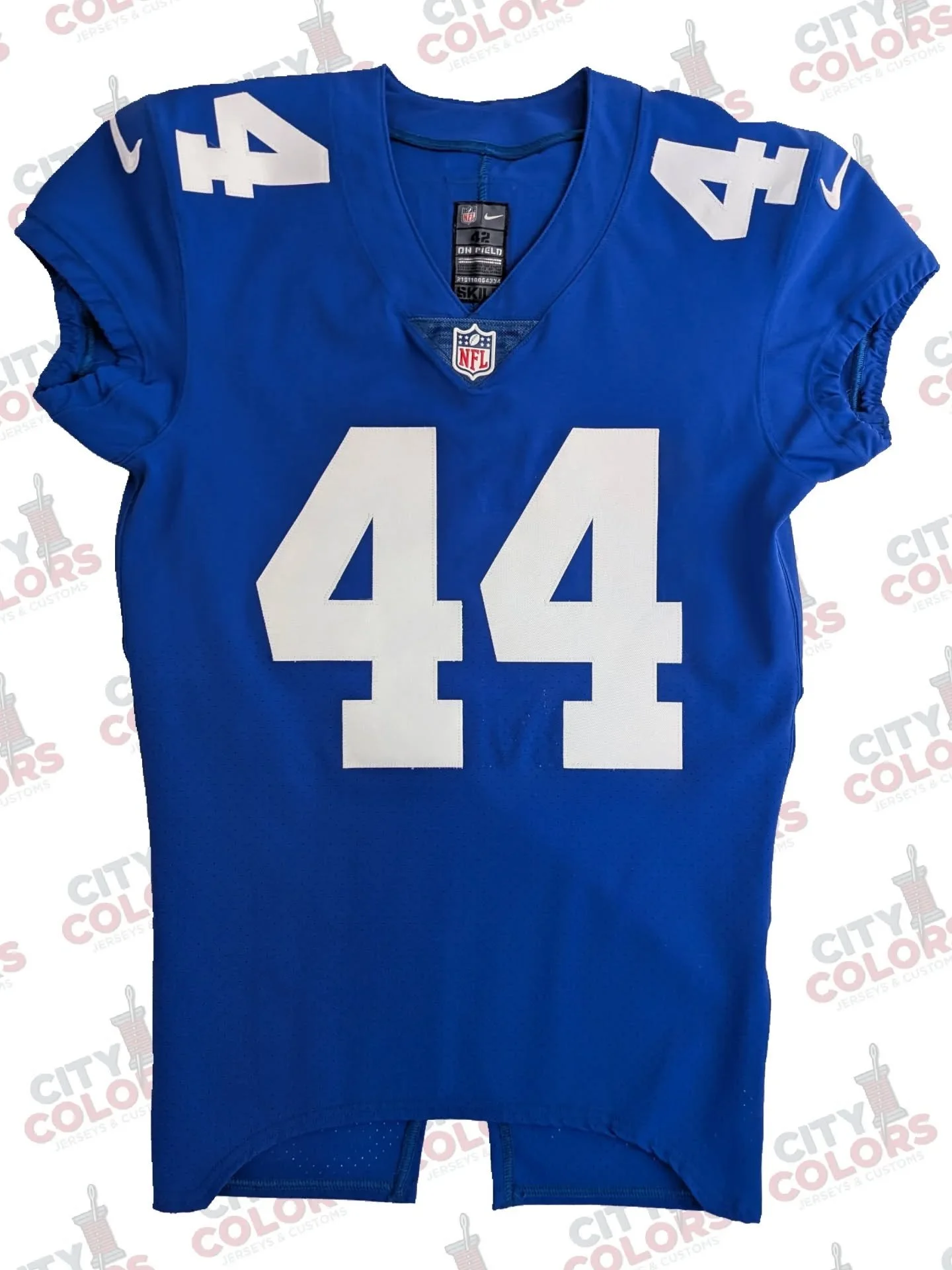 This was a team-issued New York Giants jersey that I just recustomized as fellow Sun Devil Cam Skattebo. The G-men's rookie running back has already become a fan favorite, just as he was in Tempe. I'll never forget his legendary performance against T