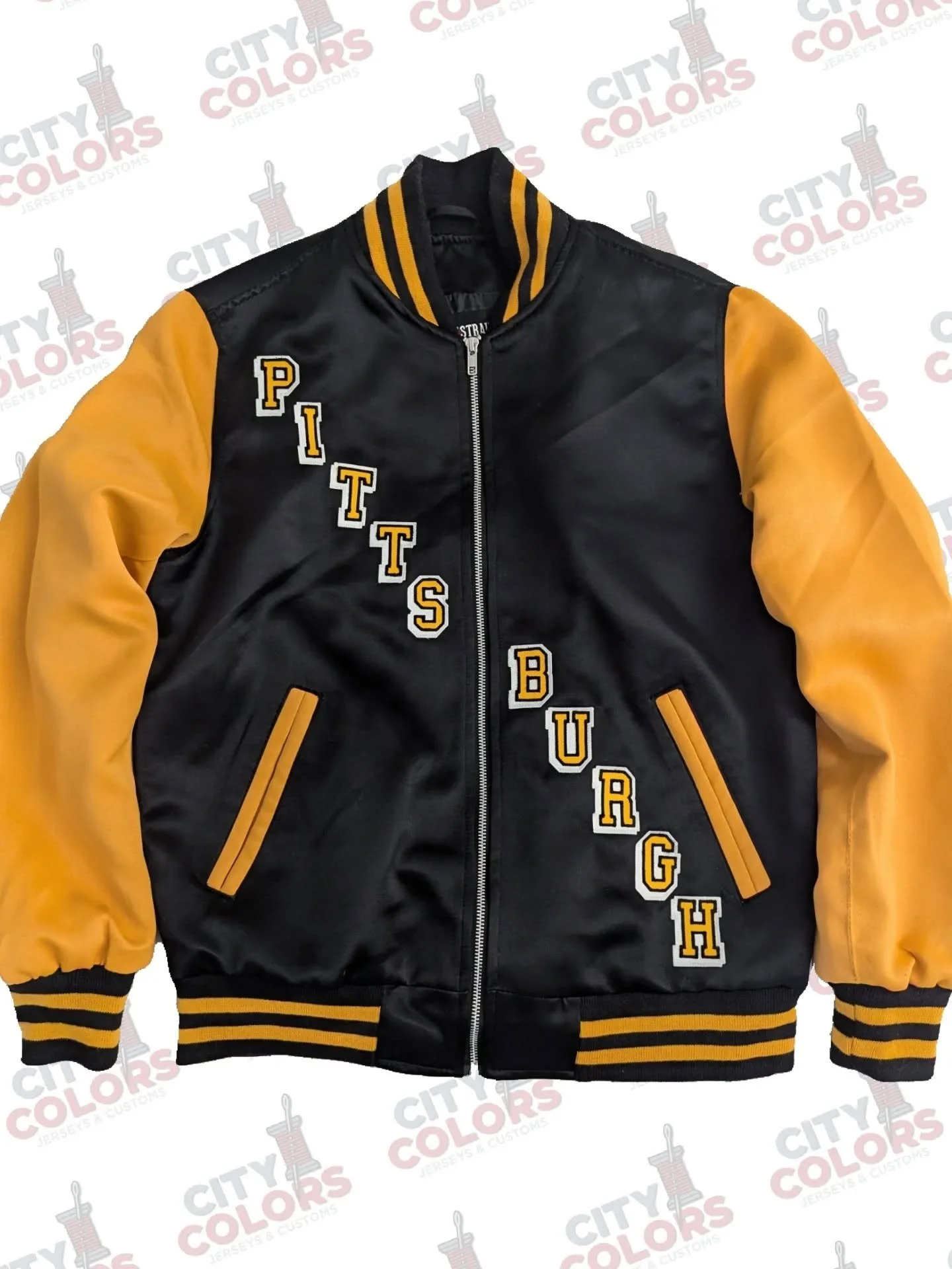 Upcycled the crest from a Pittsburgh Penguins jersey to put together a satin bomber jacket with a simple design. In my opinion, this one combines cool simplicity with a little 90s flava. 

#pittsburghpenguins #90shockey #fullystitched