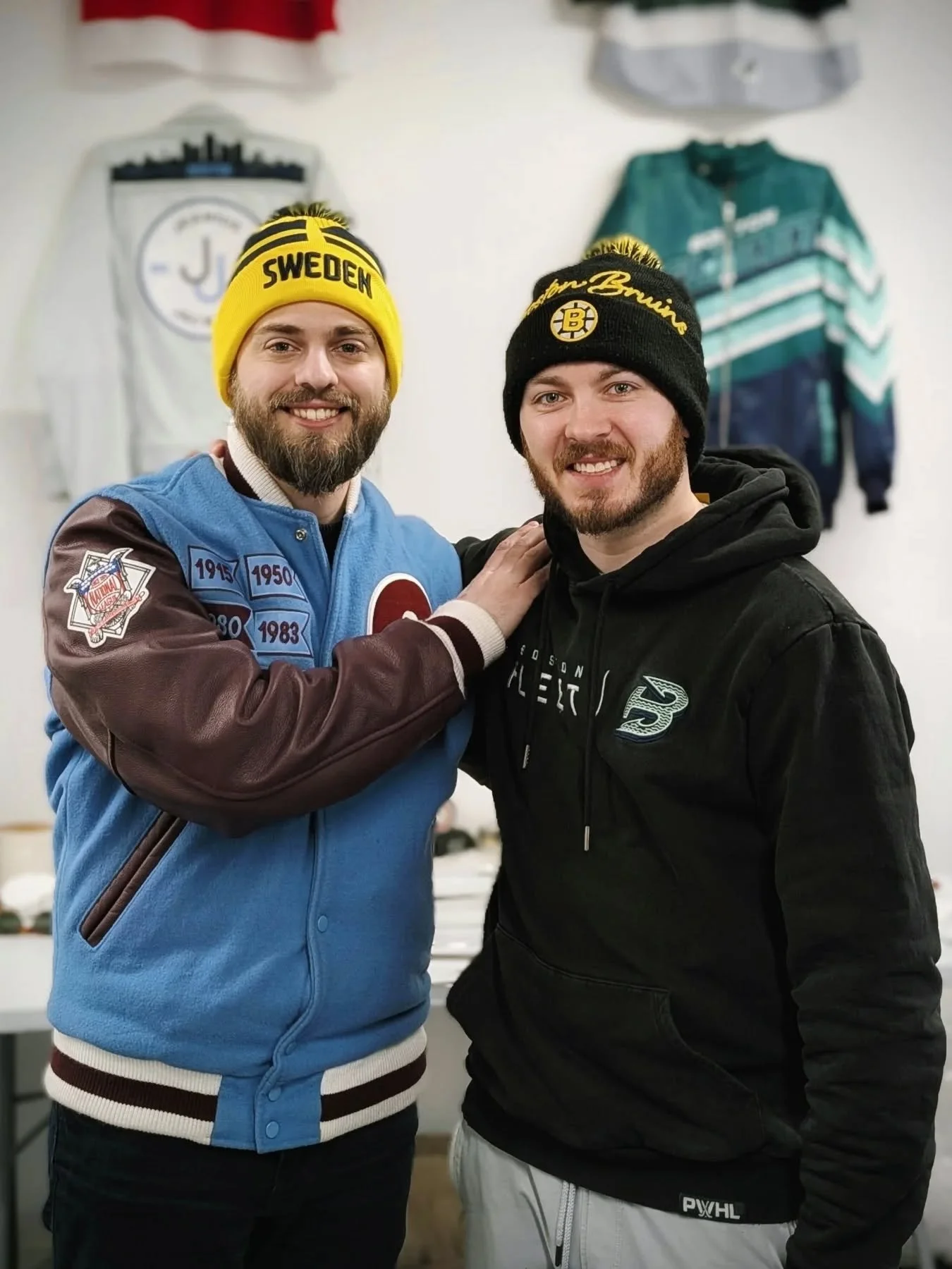 I took a quick trip to Boston last week to visit Ben of @sportsstitches/@jeaniusjackets. Although we have regularly interacted over various aspects of running our respective businesses, we had yet to meet. It was great to connect in person over a sha
