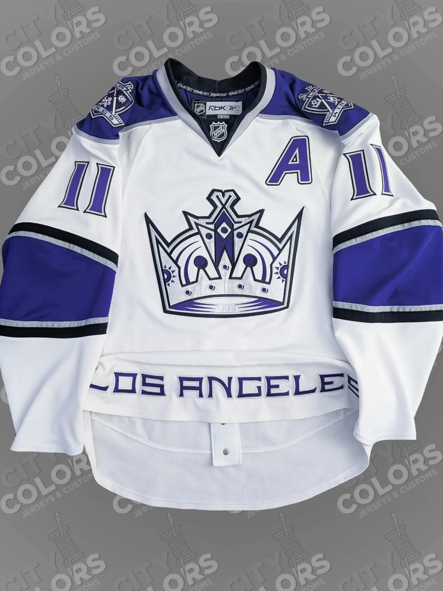Did the Kings look better when they used Forum blue?

Reebok authentic road (bring back home whites) Los Angeles Kings jersey customized as Kings lifer Anže Kopitar, who is retiring when this season concludes in a couple of weeks. Kopitar is the fran