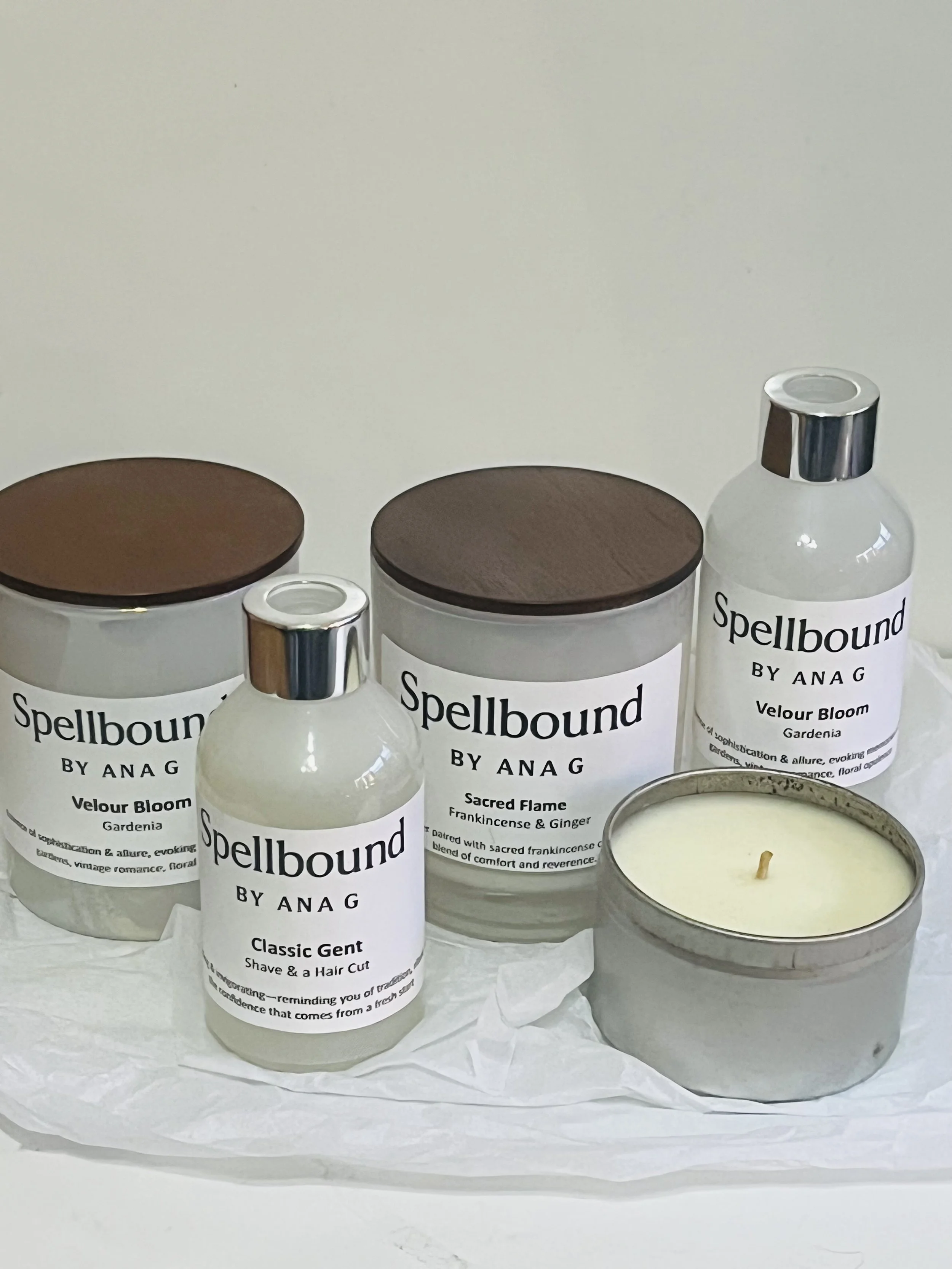 Candle and diffuser set