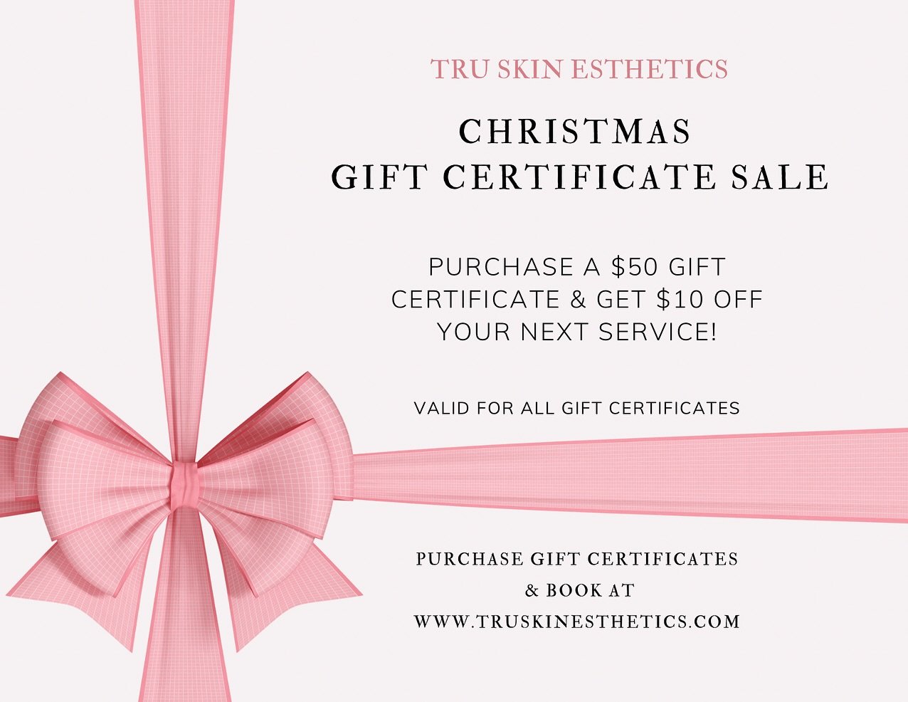 It&rsquo;s officially Christmas time!!!🎄💝 
That means another sale AND GIVEAWAY!😉🥳 

Purchase a gift certificate, in December &amp; receive up to $30 off your next service! A perfect gift your loved one AND YOU!!🎁

$ amount will be taken off, af