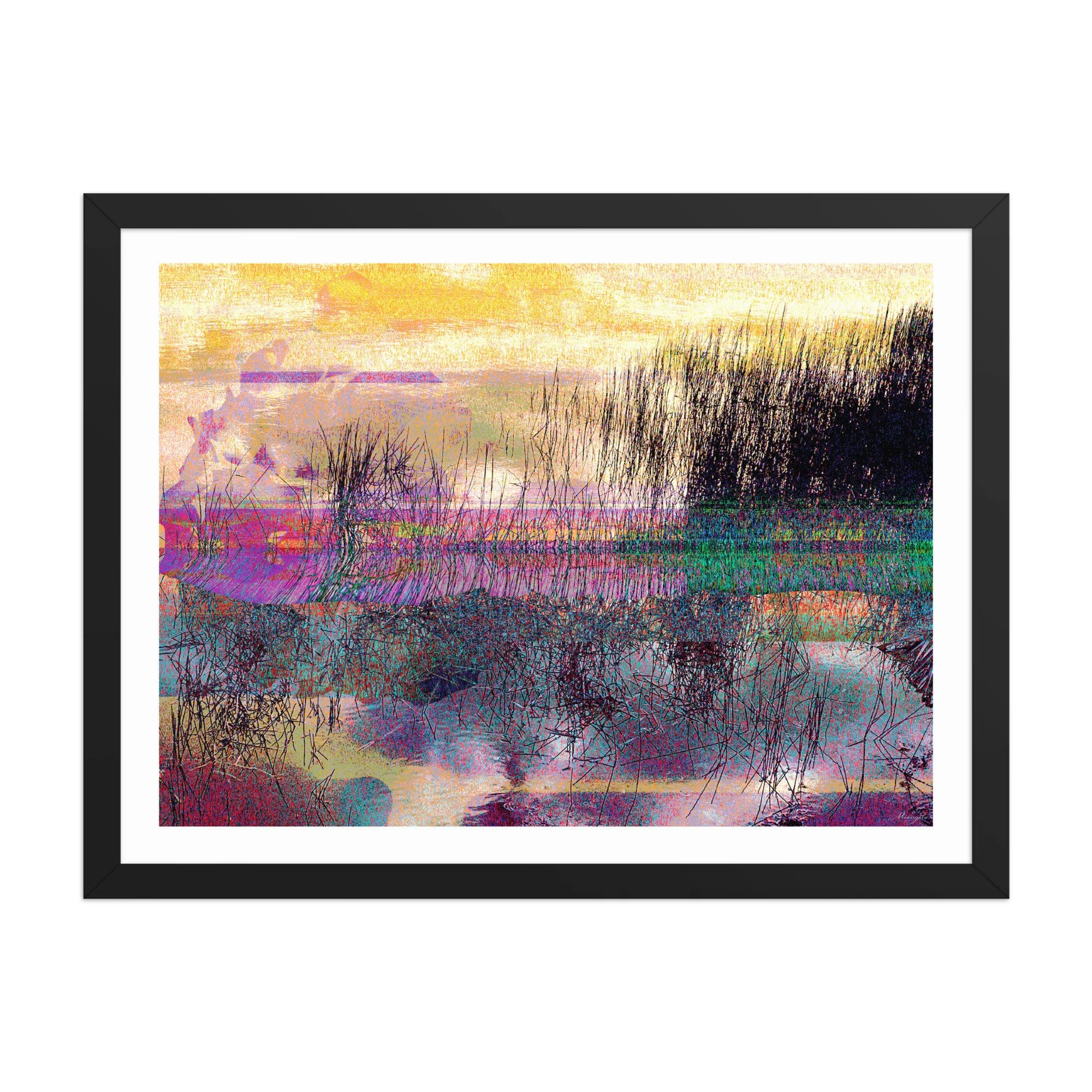 Framed poster Sonnet From The Swamp