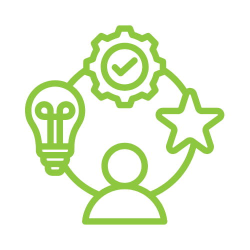 Snow-capped mountains in the background with a small modern building on a grassy hillside in the foreground.