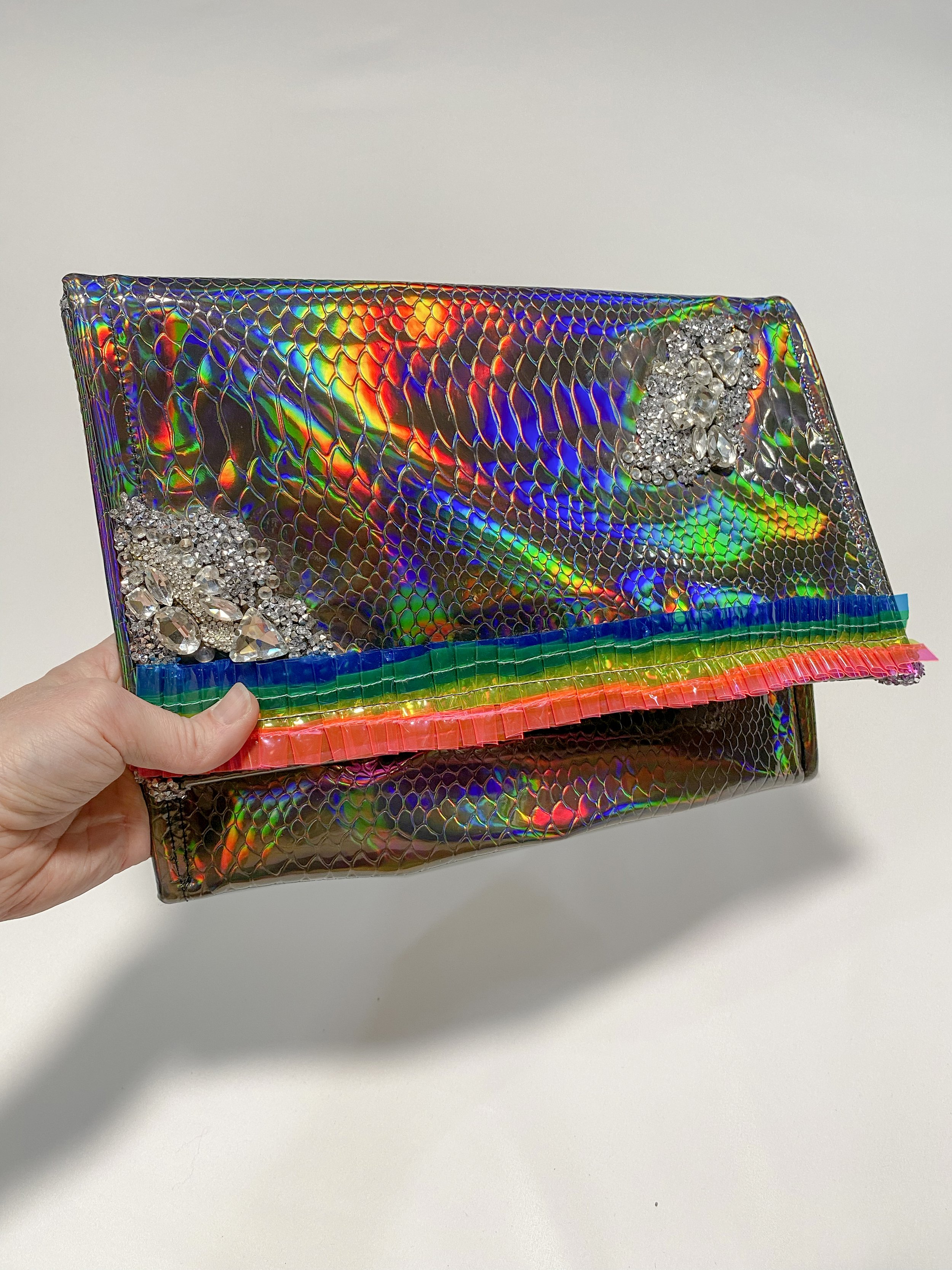 Bejeweled Rainbow Python Bag2.jpg