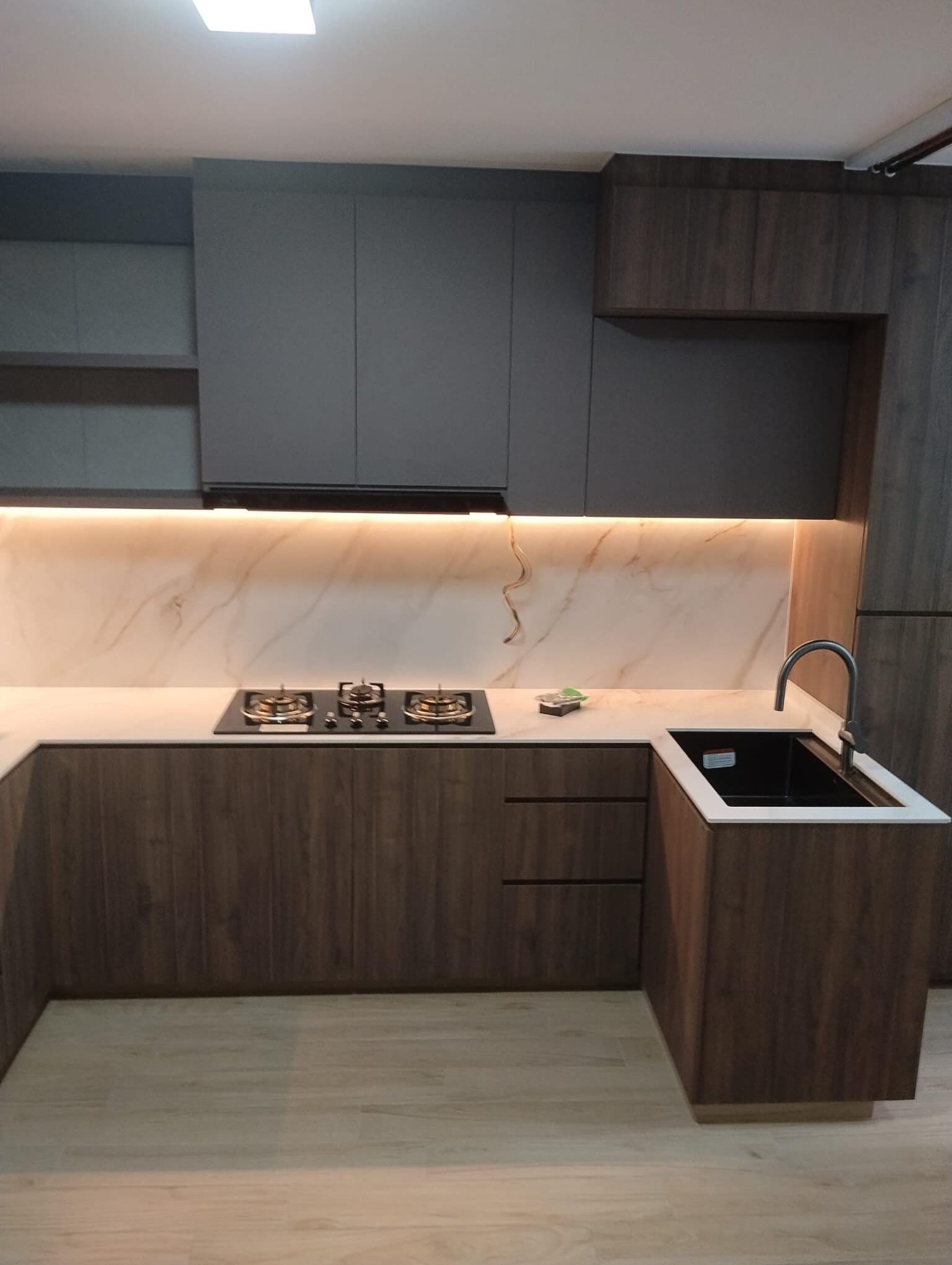 Full kitchen renovation completed at Hougang. ❤️🎉